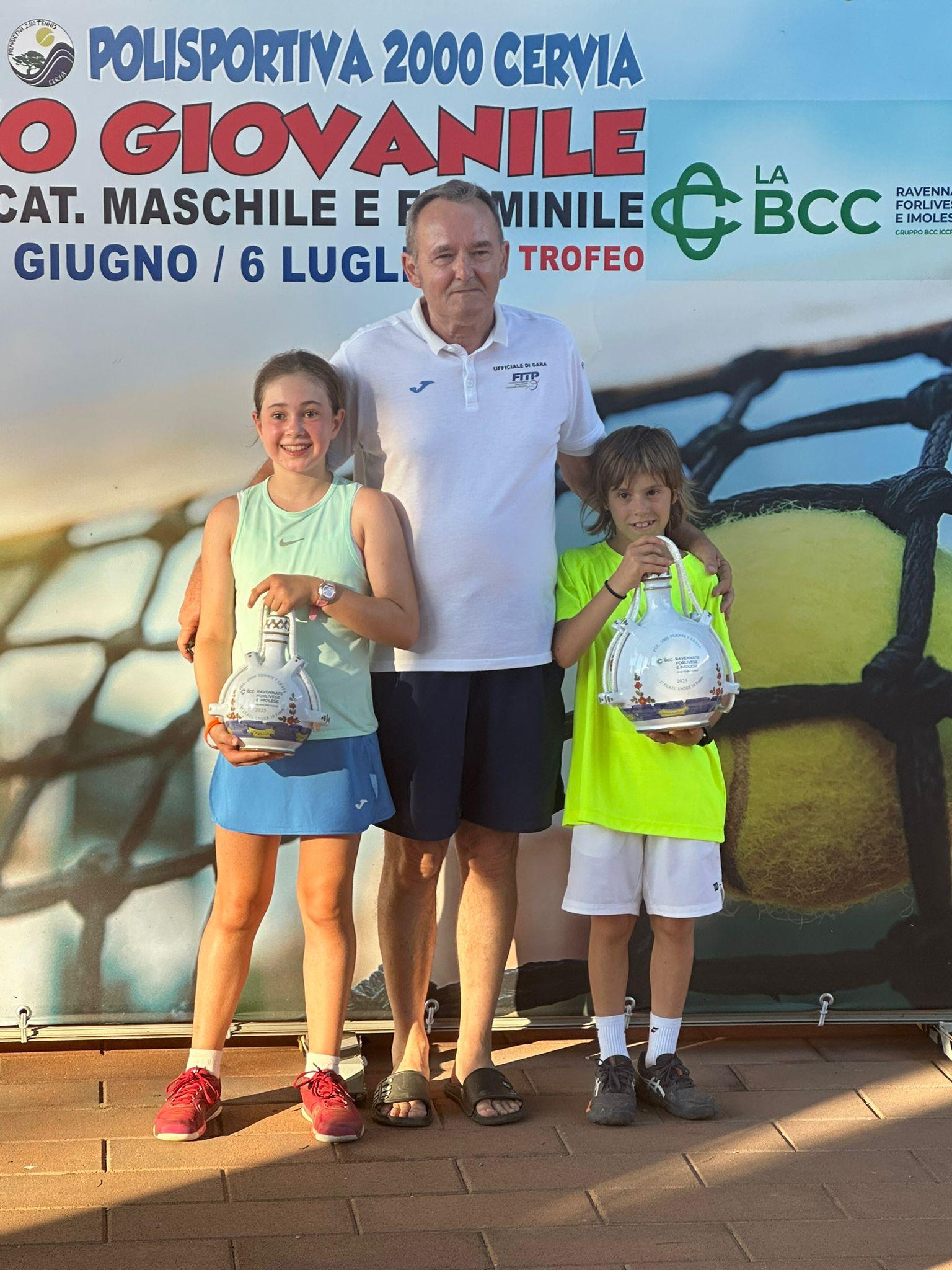 Emilia Romagna Junior Tour alla Polisportiva 2000 Cervia: Noemi Gallina vince il tabellone Under 10
