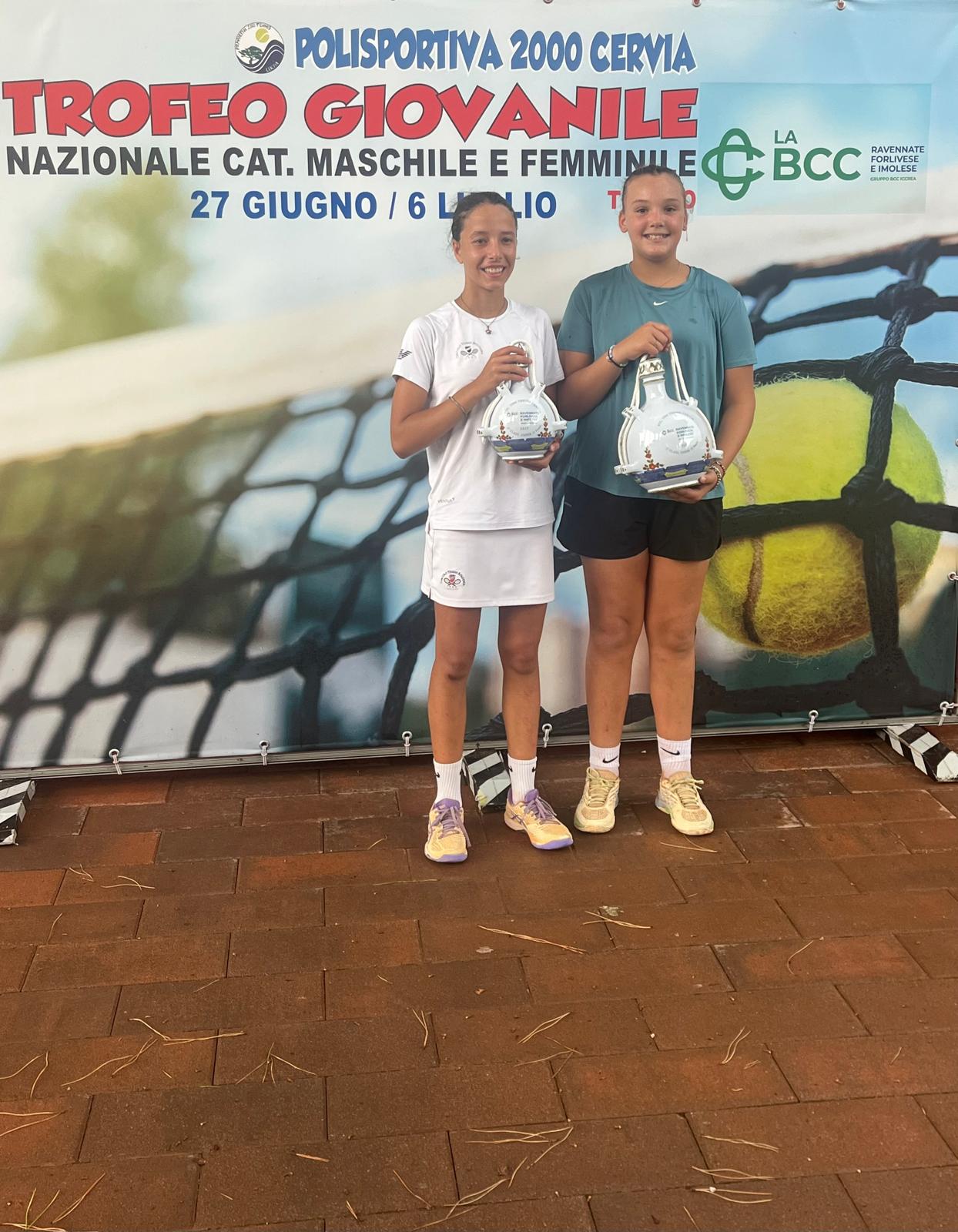 Emilia Romagna Junior Tour, trofeo “La Bcc”, alla Polisportiva 2000 Cervia: nell’Under 12 femminile successo di Lucia Tarlazzi, nell’Under 14 vincono Ilinka Cilibic e Riccardo Briganti