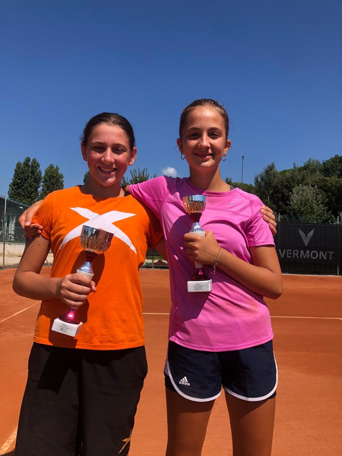 Angelica Bonetti vince il tabellone Under 14 nel trofeo Heroe’s  al Circolo Sport in Riviera