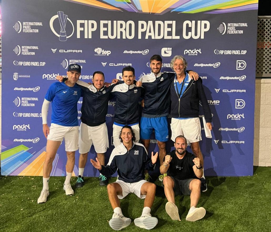 Padel, Europei a squadre: bilancio positivo per la Nazionale del Titano