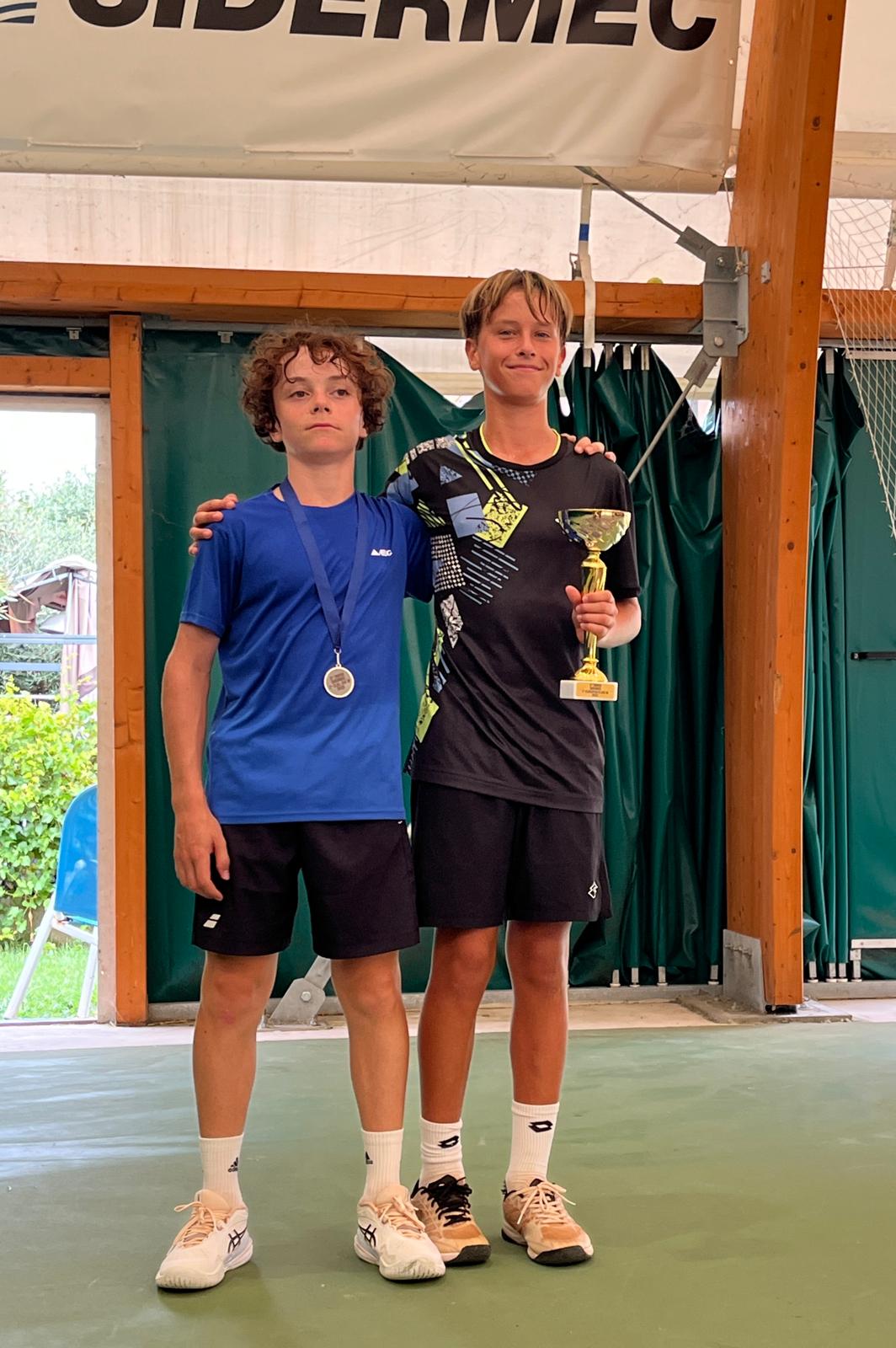 Leonardo Cenciarini batte Federico Sparagi e conquista il torneo Under 14 del Circolo Valle Rubicone