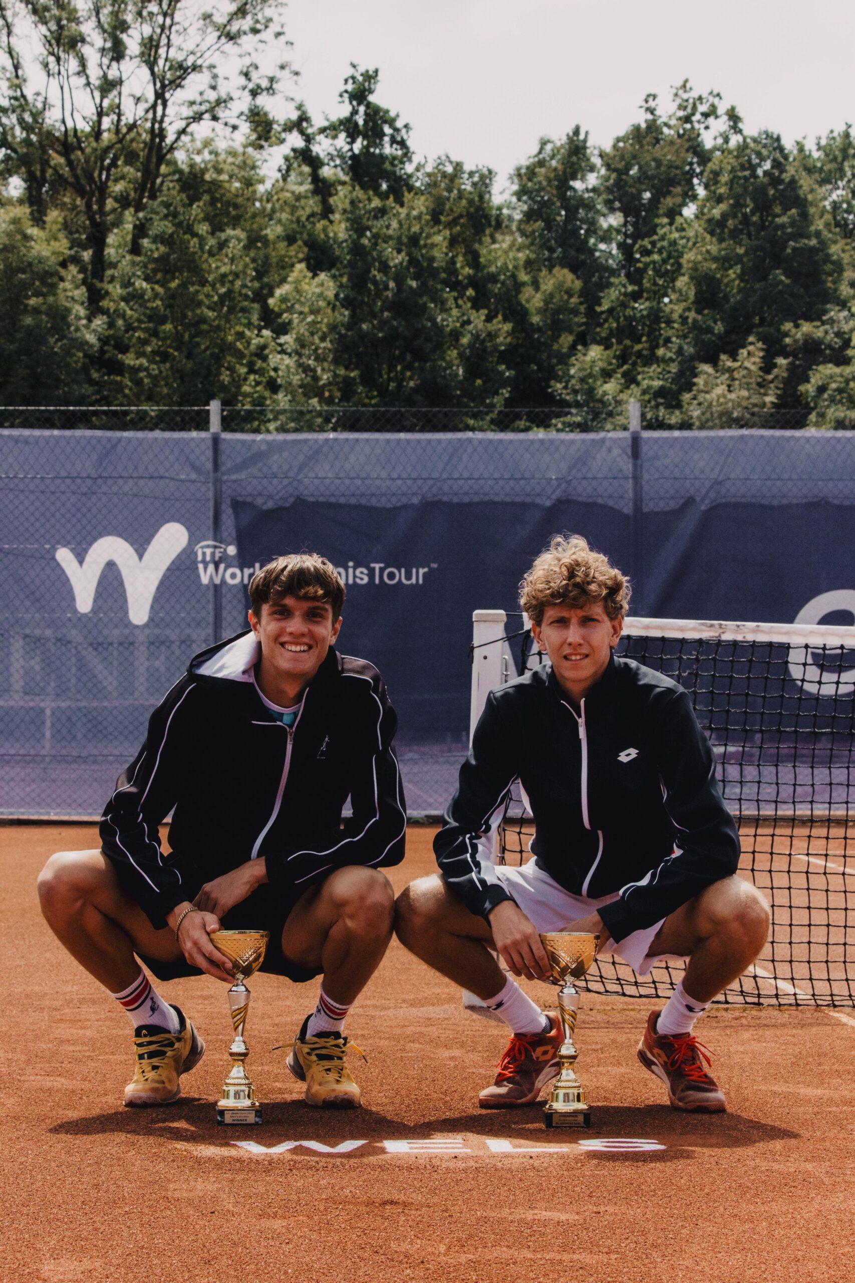 Jacopo Bilardo super doppista: vince l’Itf di Wels con Lorenzo Sciahbasi, è il terzo successo di fila