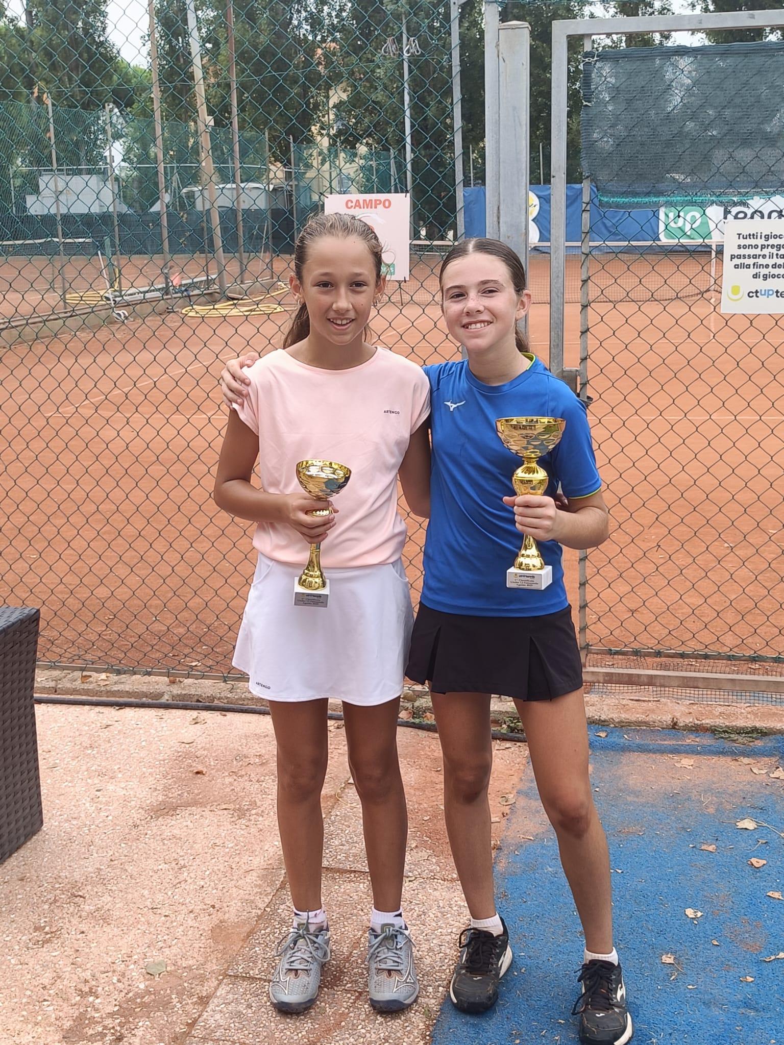 Torneo giovanile Up Tennis: nel torneo Under 12 femminile successo di Elisabetta Pastore