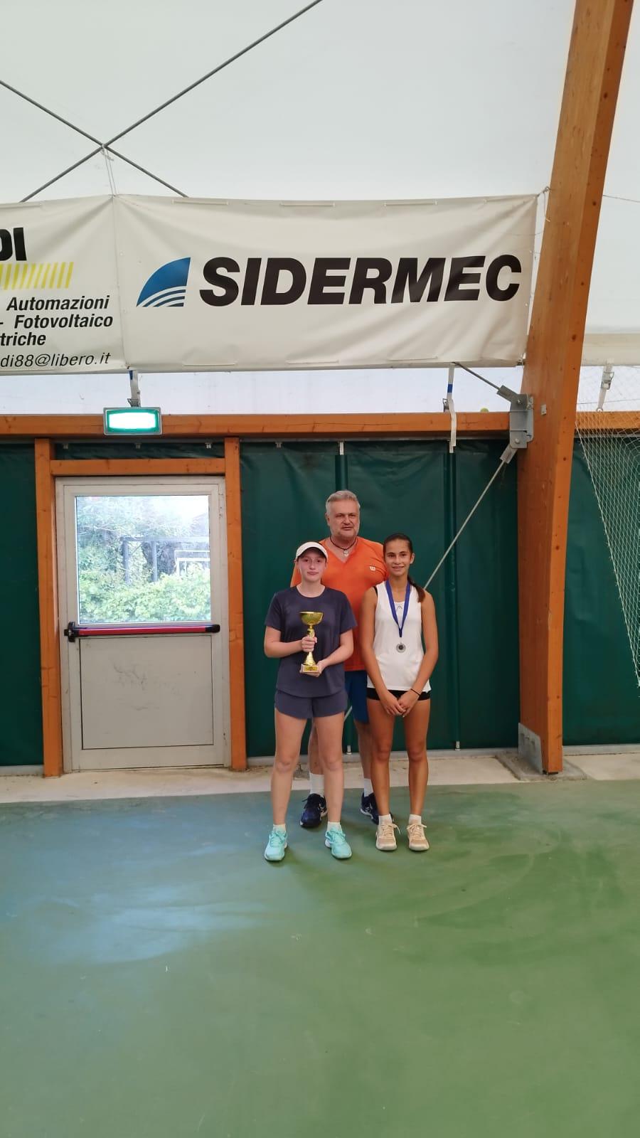 Nel torneo Under 14 del Valle del Rubicone successo di Sofia Talamelli in finale su Ginevra Baldazzi