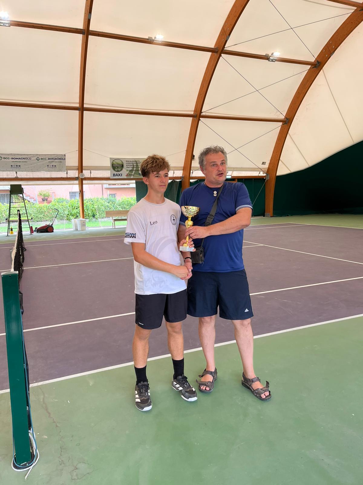 Leonardo Carioni si aggiudica il trofeo “Sidermec” Under 16 sui campi del Circolo Valle del Rubicone