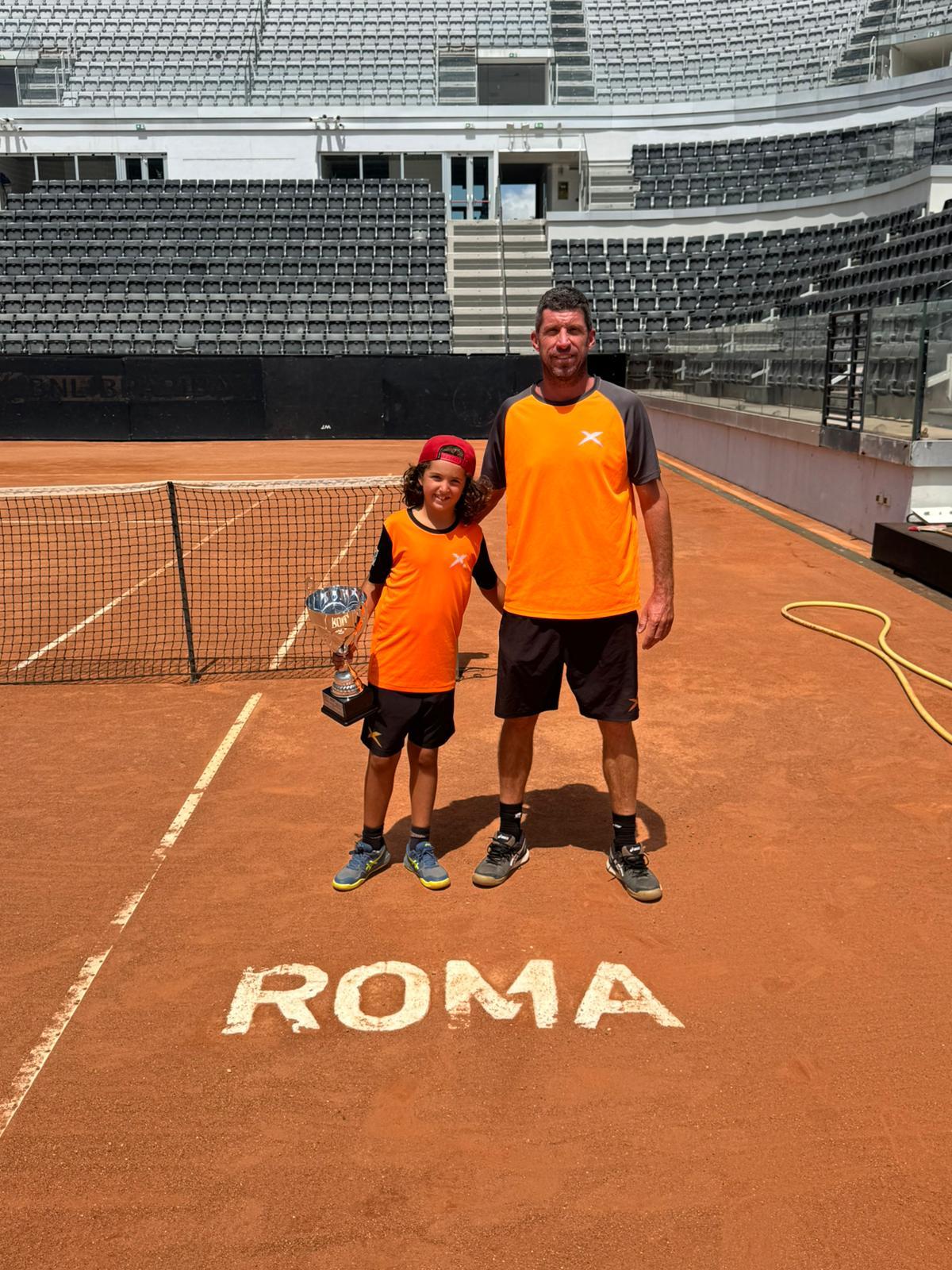 Master del circuito Kinder al Foro Italico: Tobias Amadori vince il tabellone Under 9, Mattia Sena in finale nel tabellone Under 10