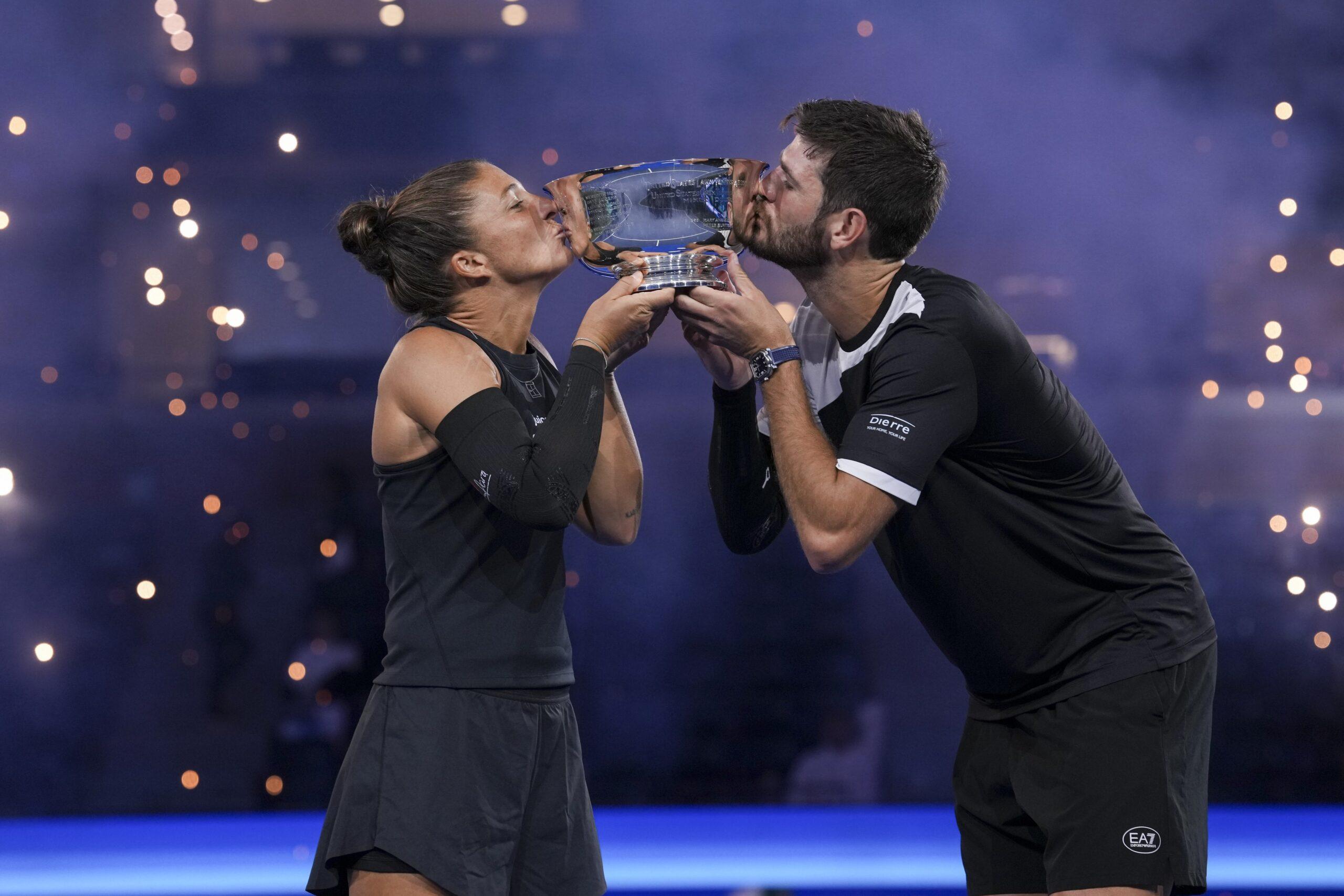 Sara Errani ed Andrea Vavassori fanno il bis agli Us Open nel misto, battuti in finale Swiatek-Ruud