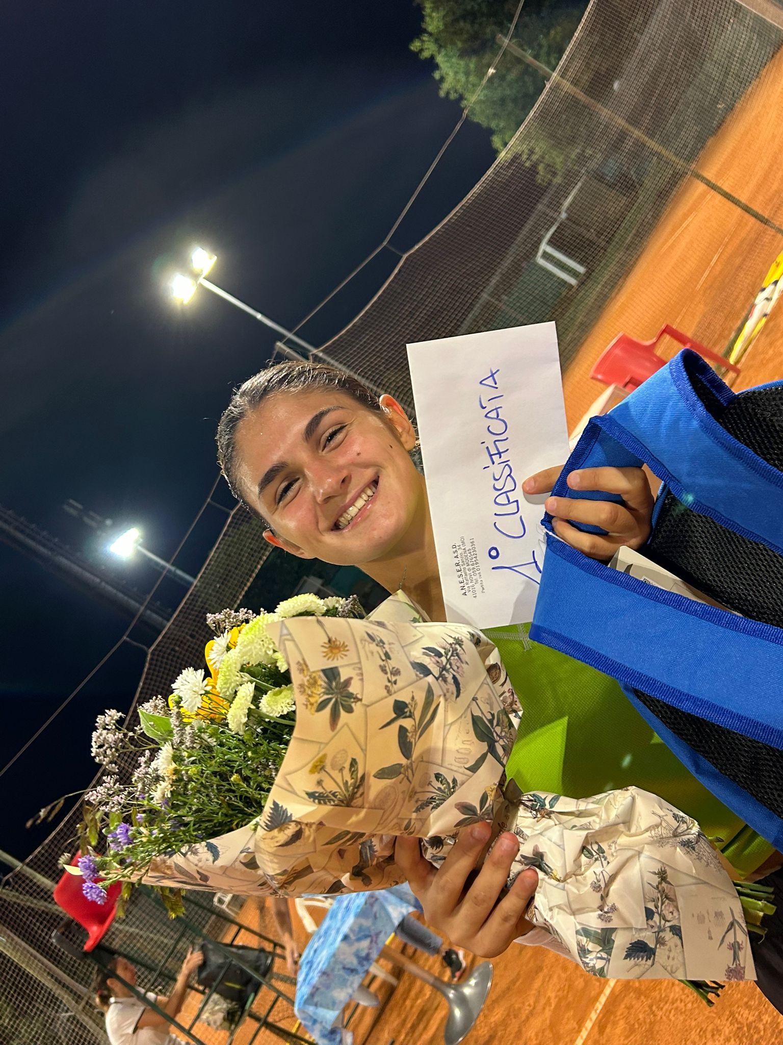 Super finale di stagione per Alessia Liverani: è suo il torneo nazionale di 3° del Circolo Aneser Novi