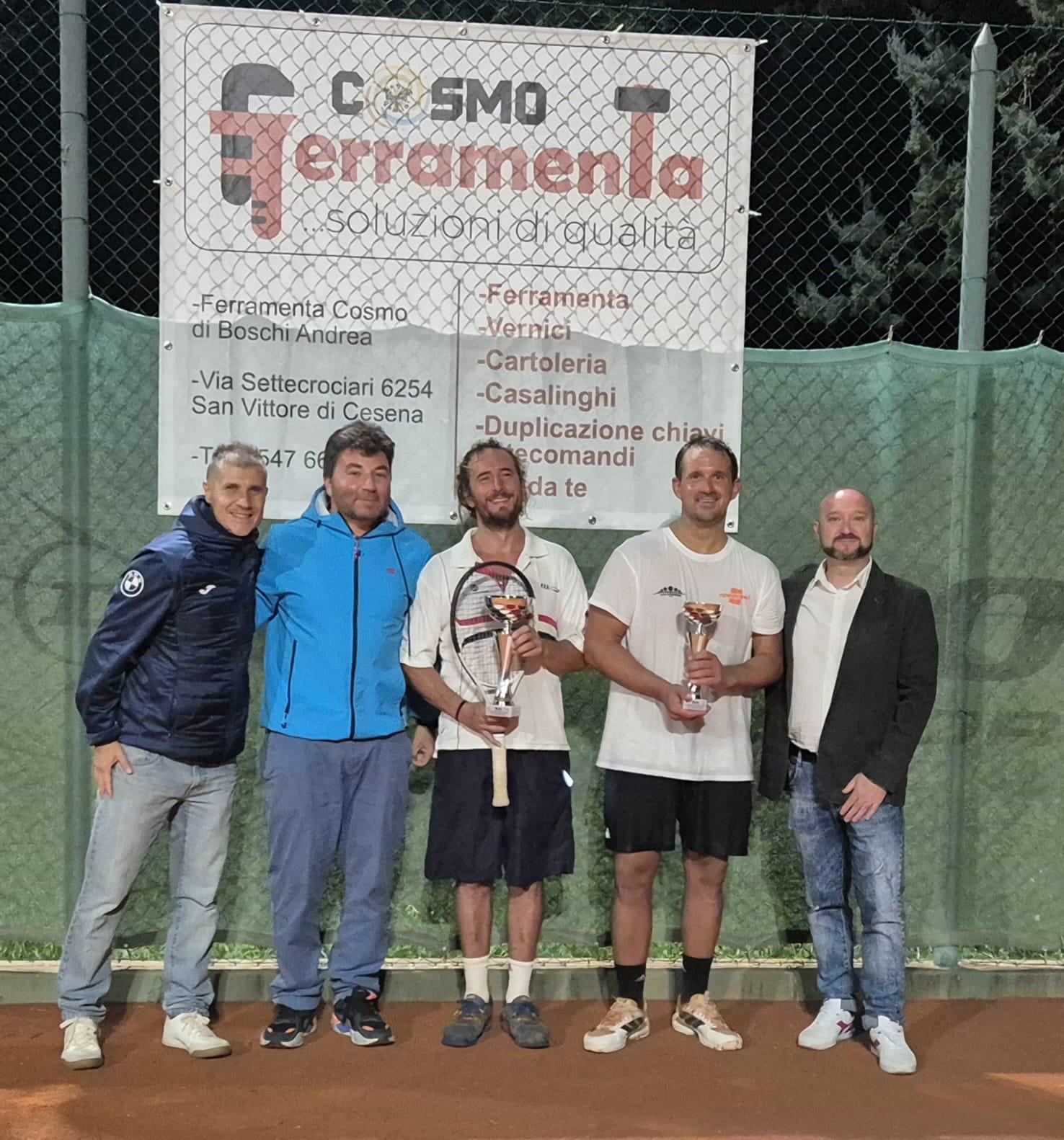 Giocate le finali del torneo Uisp del Borello Tennis Academy: vincono Gianluca Placucci e Daniela Morigi