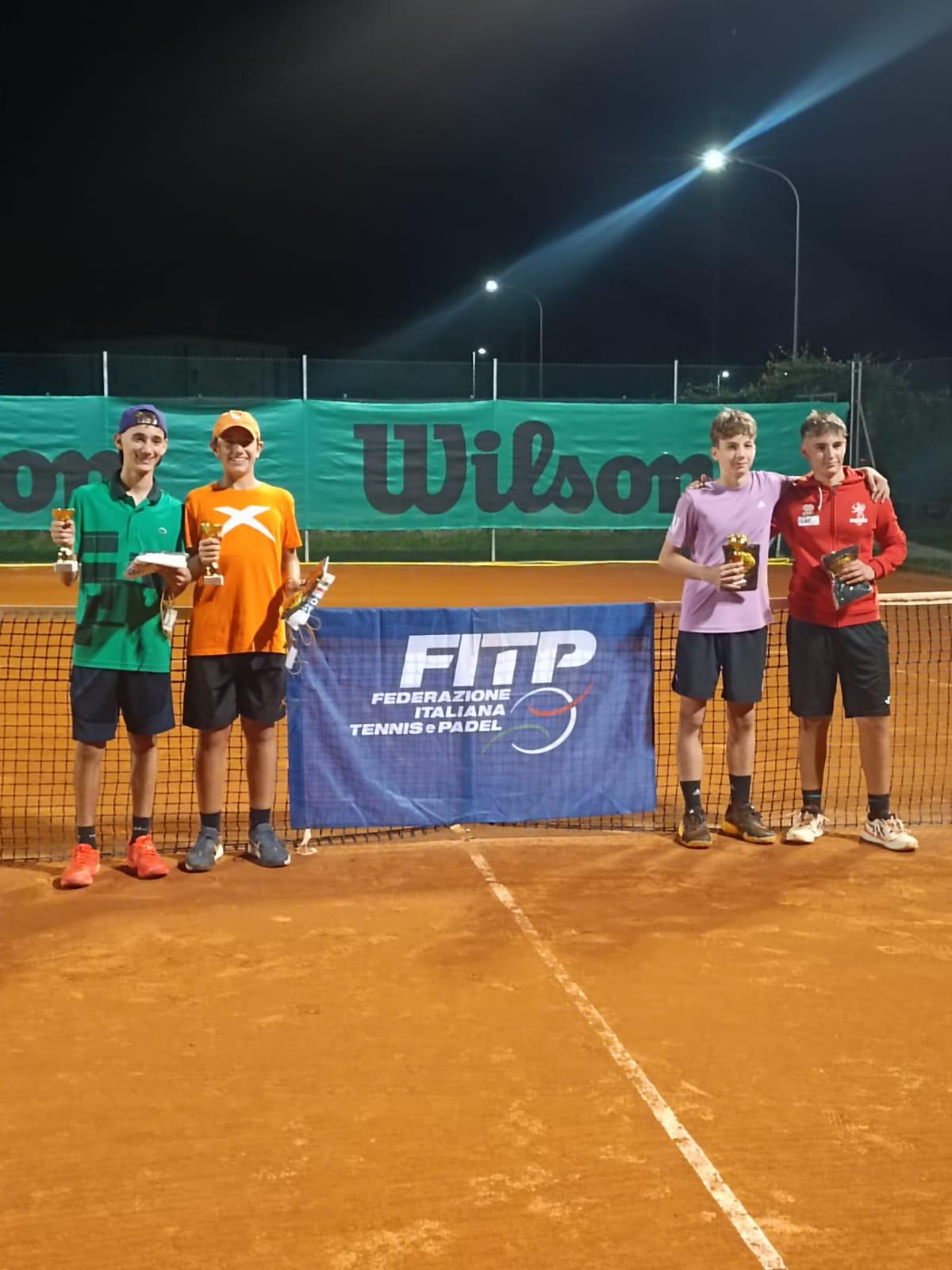 Torneo Under 16 del Circolo Suzanne Lenglen 2 di Fusignano: nel doppio successo di Cavallini-Mari