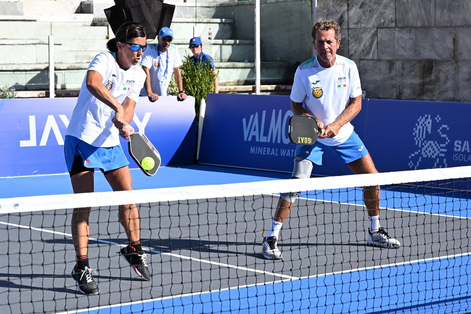Europei Pickleball: Paola Tampieri (Tc Faenza) campionessa over 50 con l’Italia, oro in singolo e argento nel doppio misto