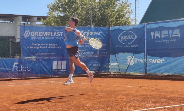 Pietro Ricci in azione nel Trofeo Oremplast