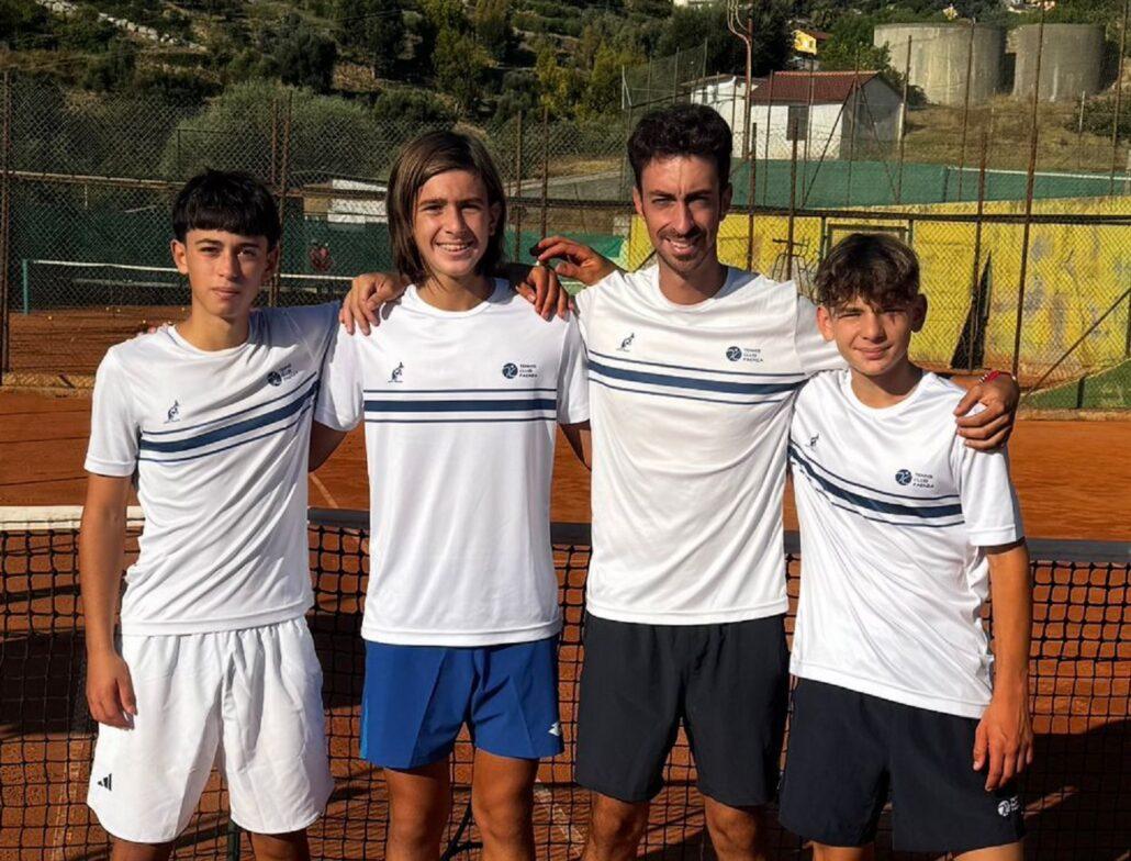 La squadra Under 14 maschile del Tennis Club Faenza in semifinale nei campionati italiani