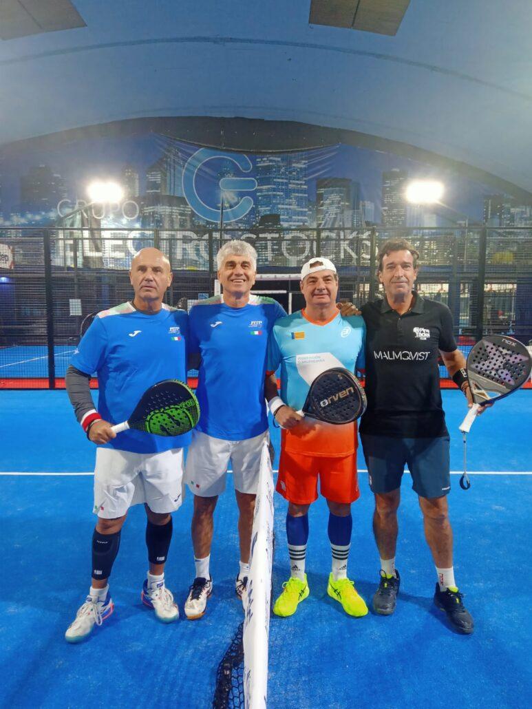 Padel: Matteo Bartolini e Maurizio Serafino campioni Europei Over 55 a Valencia
