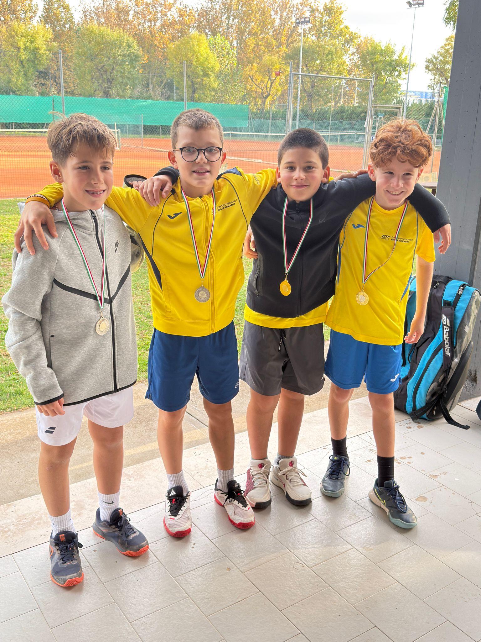 Junior Master Road to Torino al Ct Cesenatico: nell’Under 9 successi di Camilla Testa, Mattia Zammarchi e Cornia-Oligeri in doppio