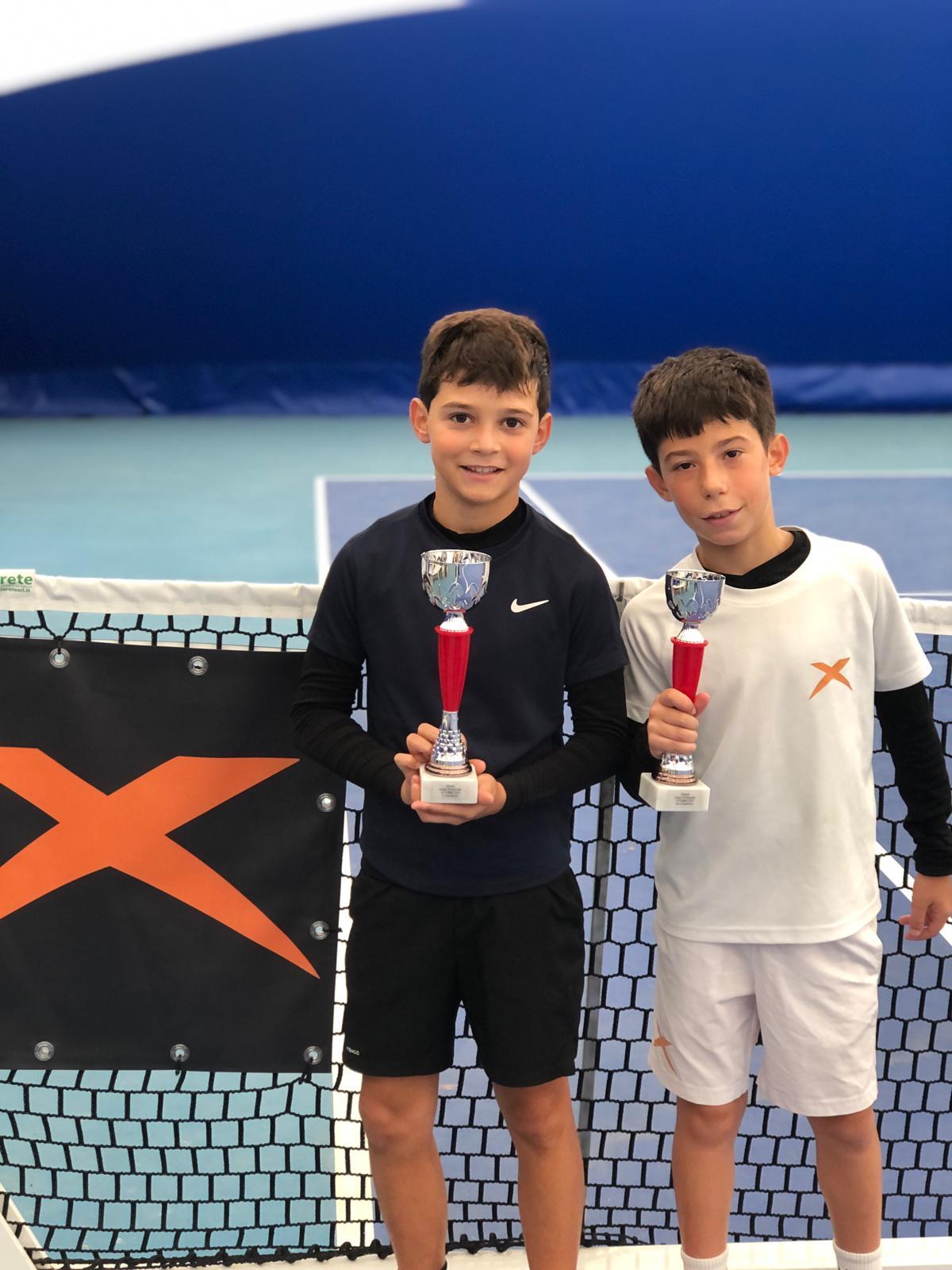 Sofia Grimandi e Nathan Baldassarri vincono il Rodeo Under 10 del Tennix Training Center