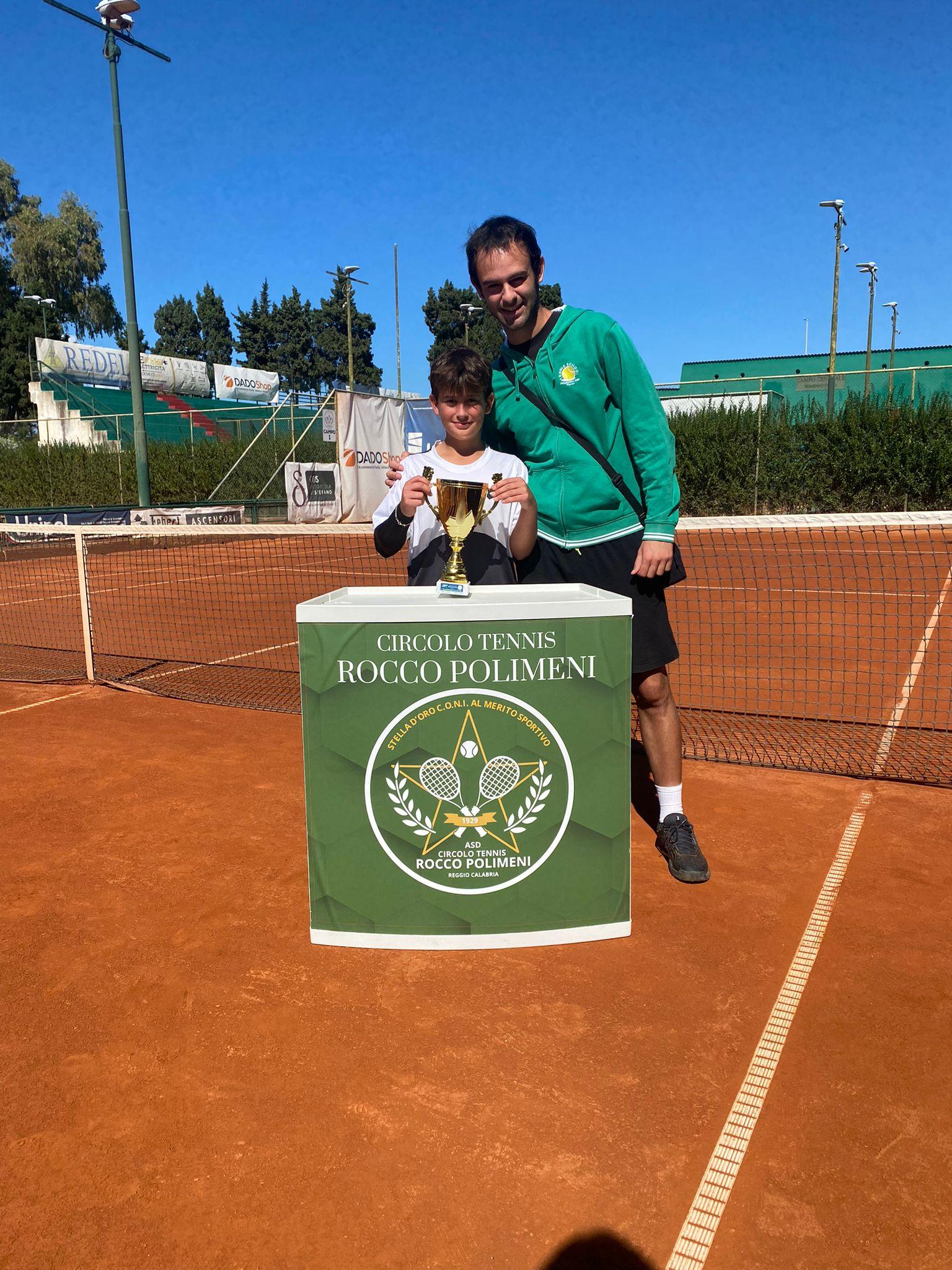 Junior Next Gen del Ct Polimeni di Reggio Calabria: Alessandro Teodorani vince l’Under 12, Robert Sebastian Cadar in finale in doppio
