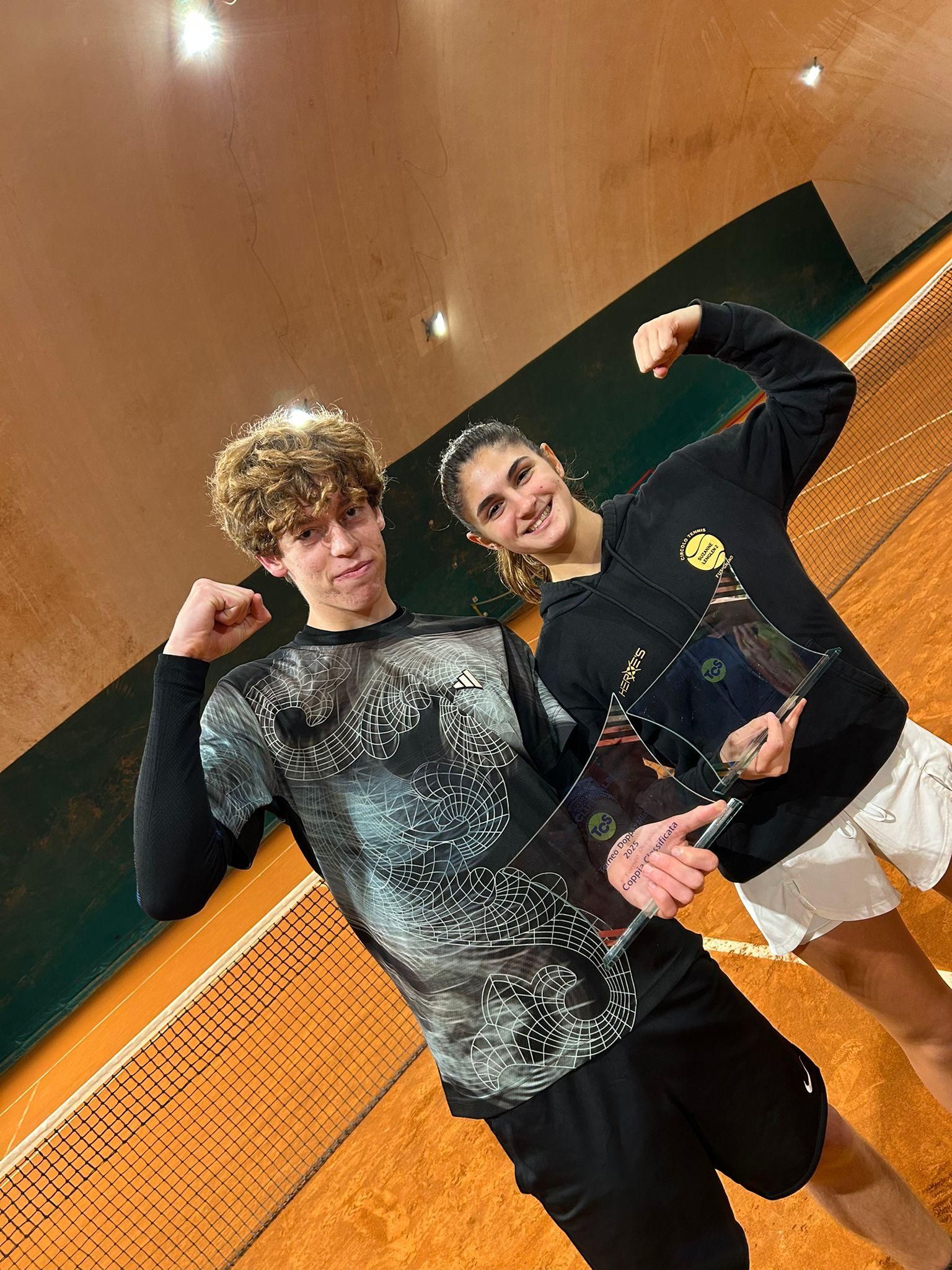 Edoardo Belletti ed Alessia Liverani vincono il doppio misto nel torneo di 3° del Tc Salsomaggiore