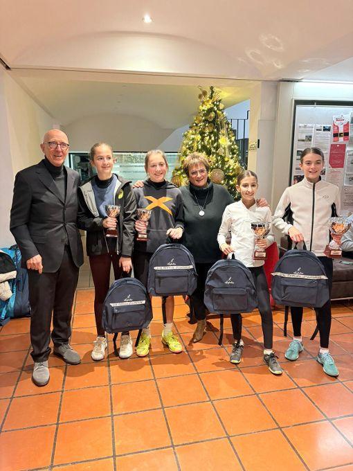 Master Double Tour al Carpena: vincono Cavassi-Gentile e Tagliaferri-Bacchini nell’Under 12, Carlotta Arginelli-Sofia Foggia e Maldini-Vincenzi nell’Under 14, Vittoria Arginelli-Micol Foggia e Zammarchi-Vacca nell’Under 10
