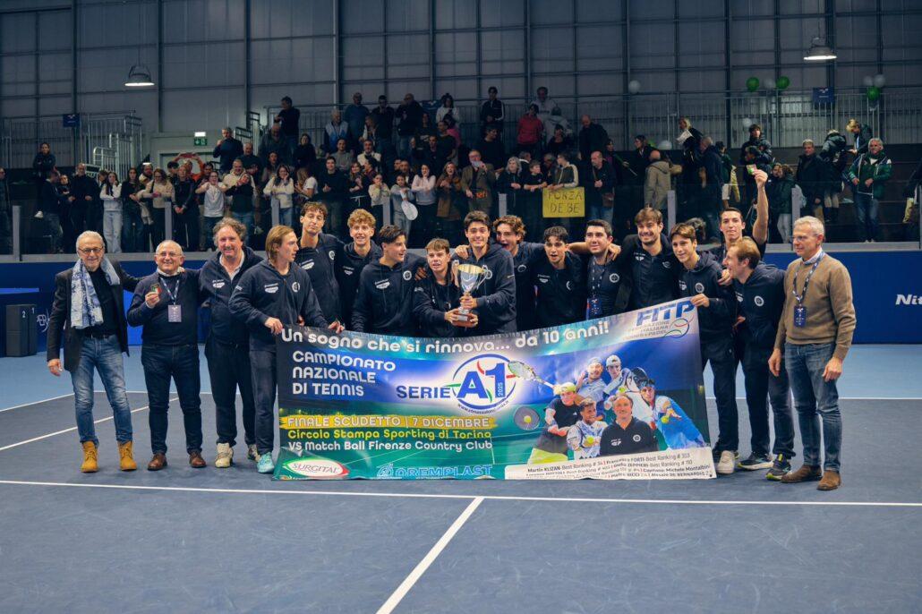 Circolo Tennis Massa Lombarda da favola: è campione d’Italia in serie A1 maschile!