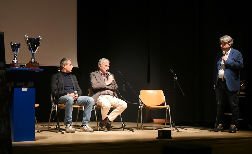 Festa scudetto Circolo Tennis Massa Lombarda: sindaco e Raimondo Ricci Bitti