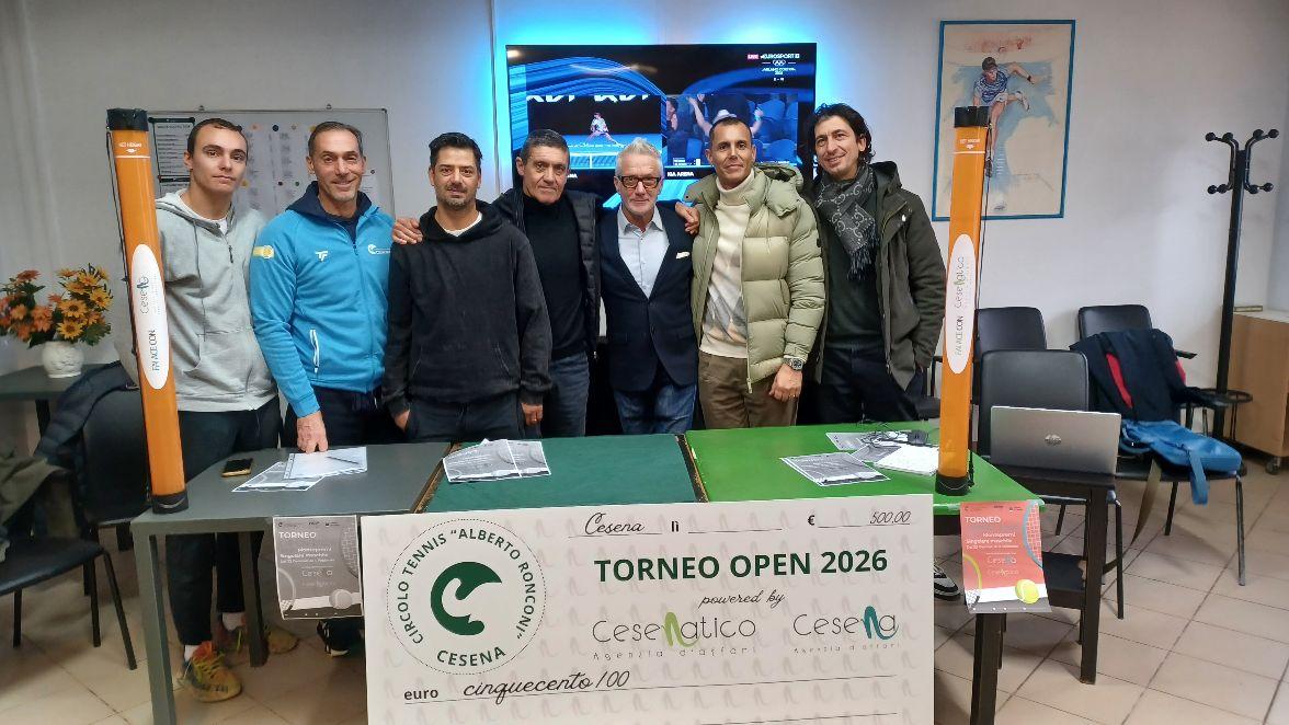 Alessandro Arcangeli, Enea Sabatini ed Andrea Valli subito a segno nel torneo Open del Ct Cesena, il trofeo “Agenzia d’Affari Cesena e Cesenatico”