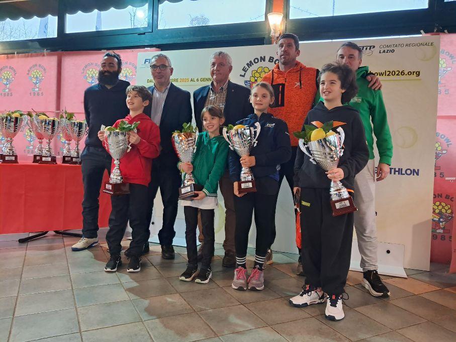 Lemon Bowl Under 10: successo di Micol Foggia, Tobias Amadori si ferma solo in finale