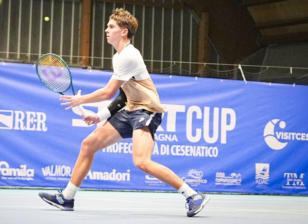 Carlo Alberto Caniato in azione a Cesenatico