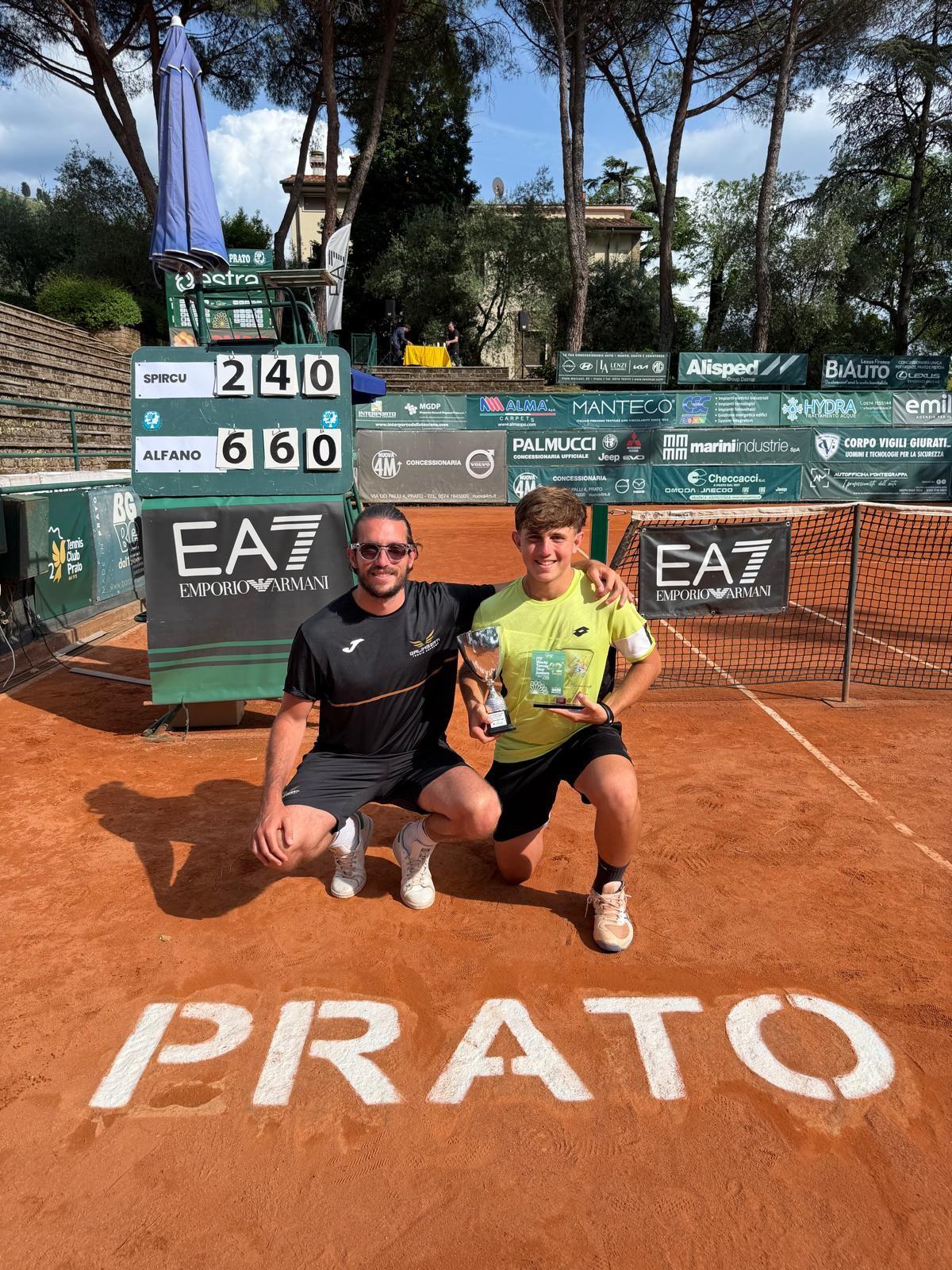 Dennis Ciprian Spircu si ferma solo in finale, battuto da Filippo Alfano, dopo uno straordinario cammino nell’Itf Junior di Prato