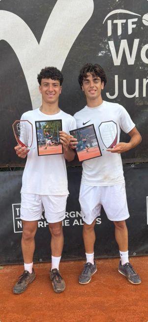 Niccolò Satta ed Alessandro Fiocchi vincono il titolo di doppio nell’Itf Junior di Lione-Gaia Donati si ferma nei quarti nell’Itf Junior di Skopje