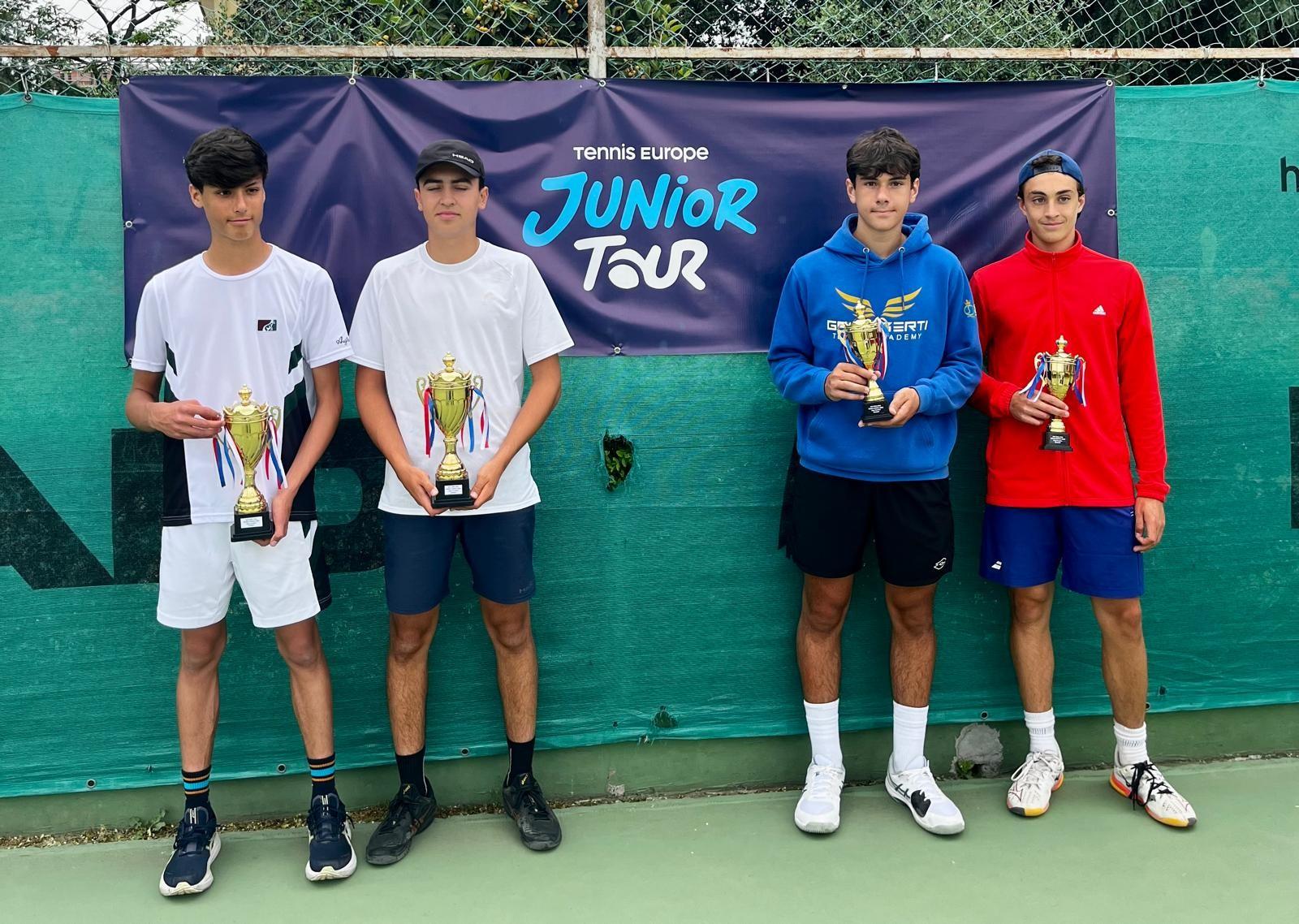 Pietro Tombari si ferma in semifinale nel Tennis Europe Under 16 di Tirana, finale in doppio