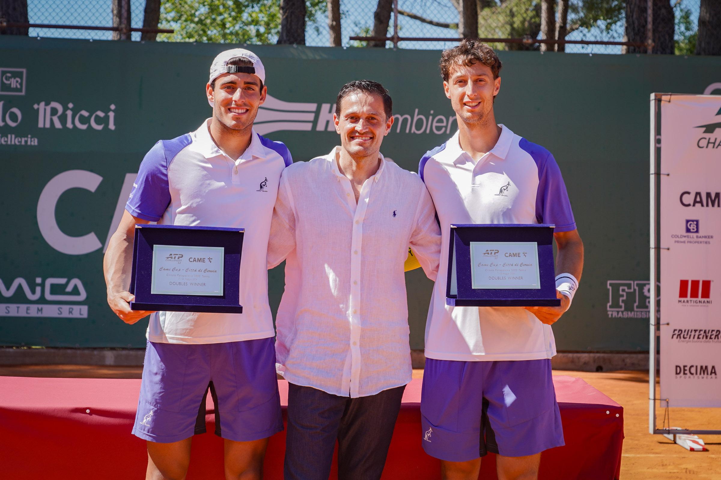 Francesco Forti e Filippo Romano, attenti a quei due: sono in finale in doppio nel Challenger Atp 75 di Milano