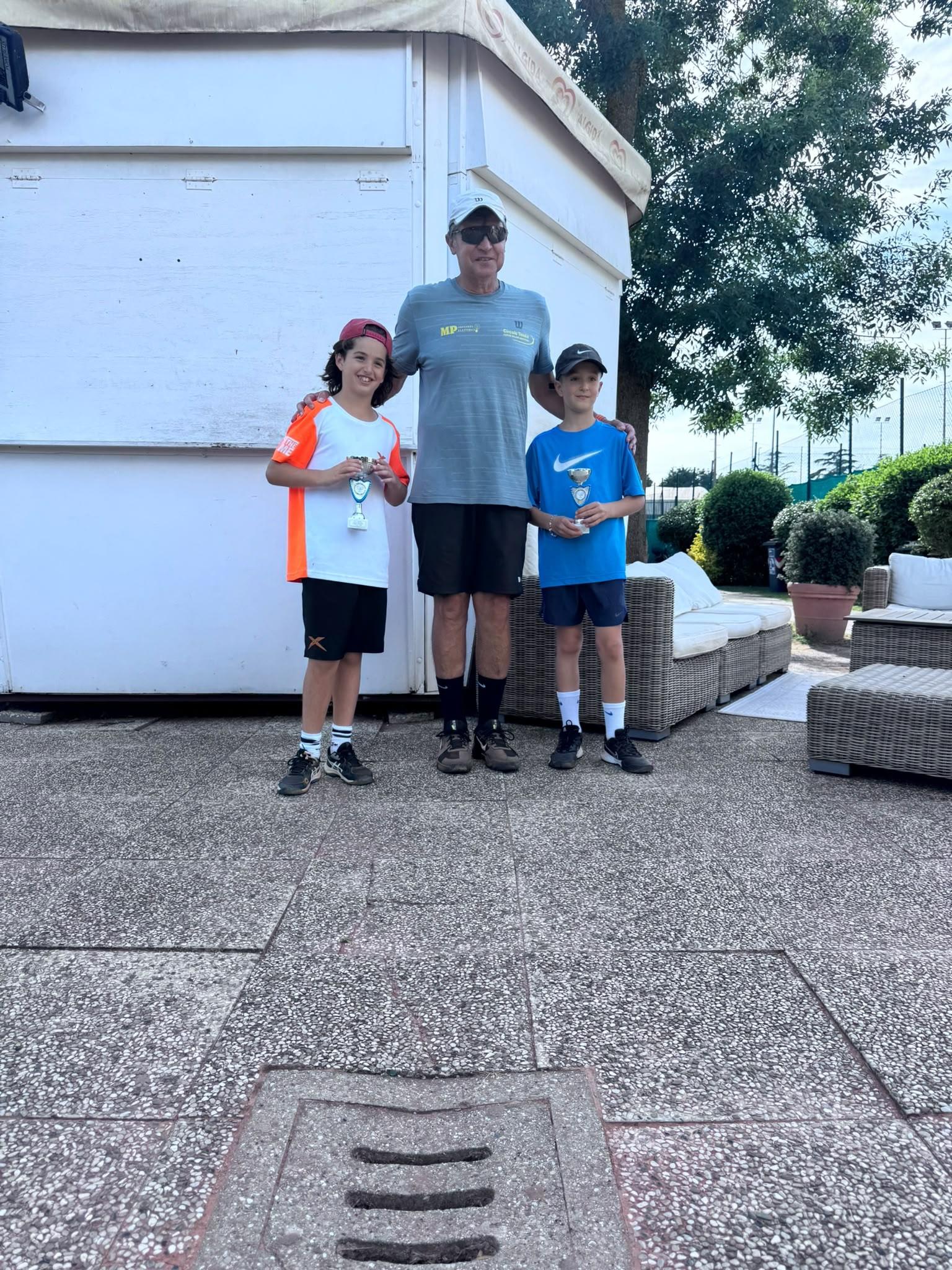 Nel torneo giovanile del Ct Cervia vincono Tobias Amadori (Under 10) e Noemi Gallina (Under 12)