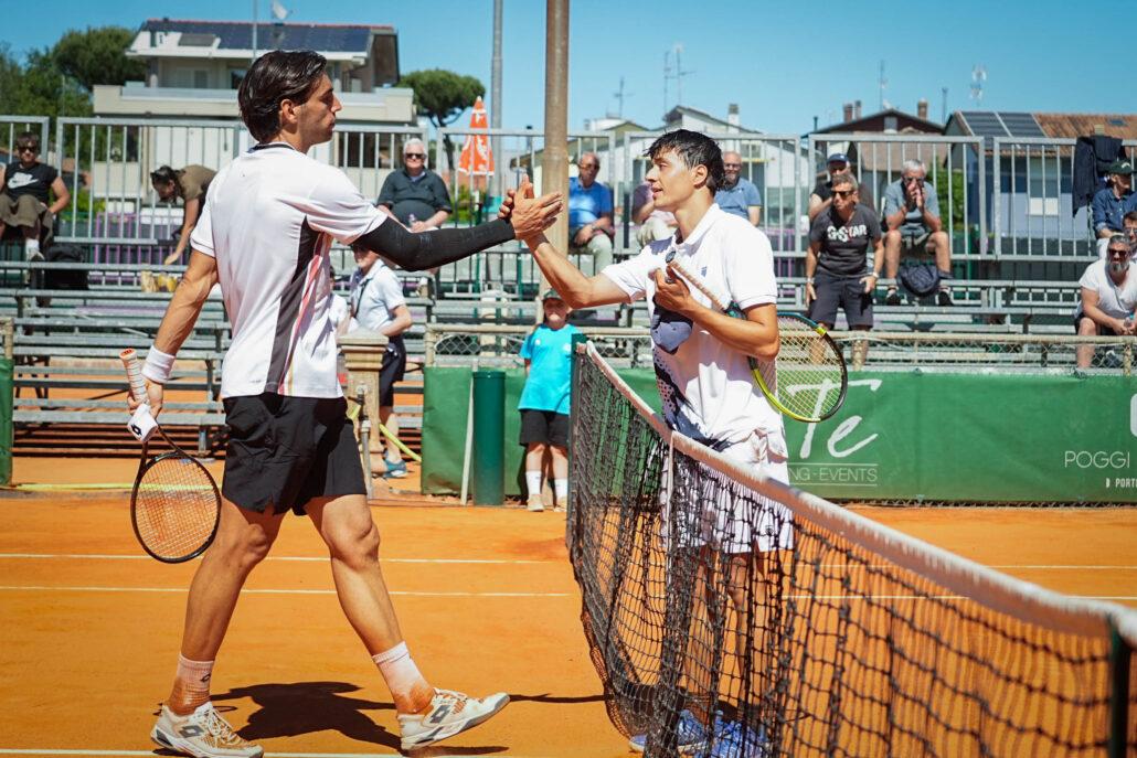 CAME Cup Cervia: Il saluto fra Enrico Dalla Valle e Tommaso Compagnucci
