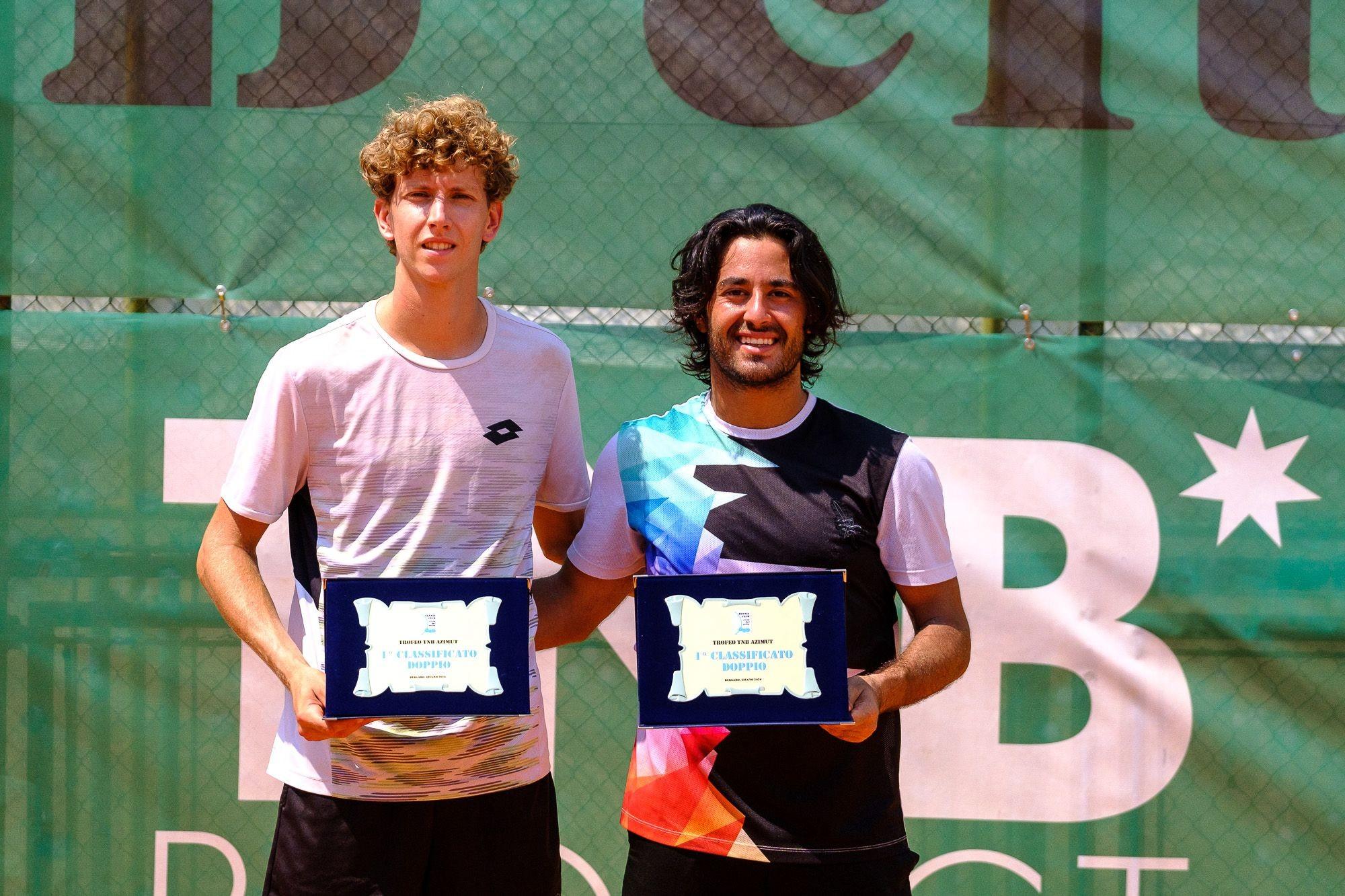 Jacopo Bilardo ed Alessandro Ingarao vincono il doppio nell’Itf di Bergamo