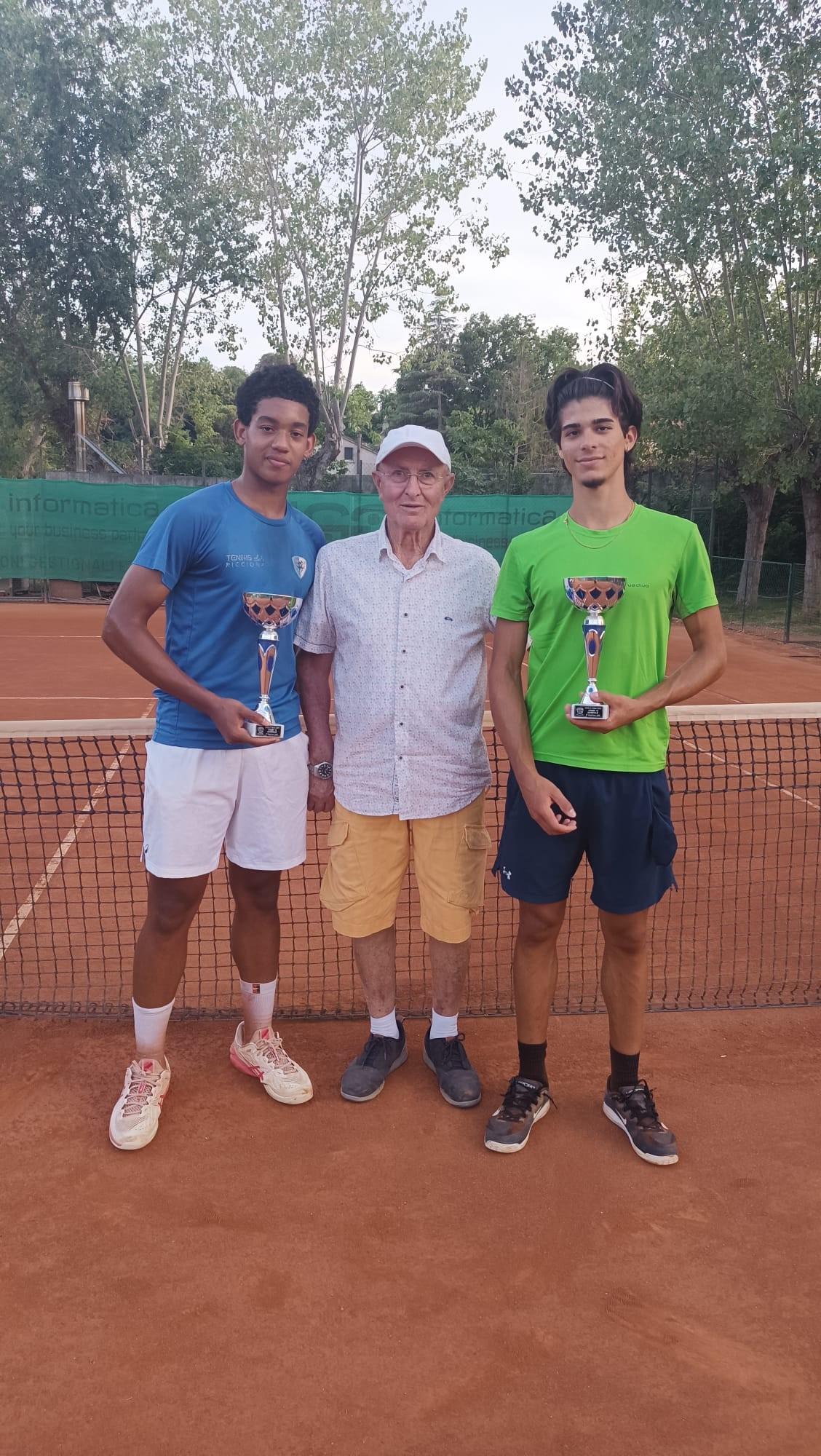 Michele Tonti vince il torneo Under 16 del Ct Cerri di Cattolica, battuto in finale Jacopo Andruccioli