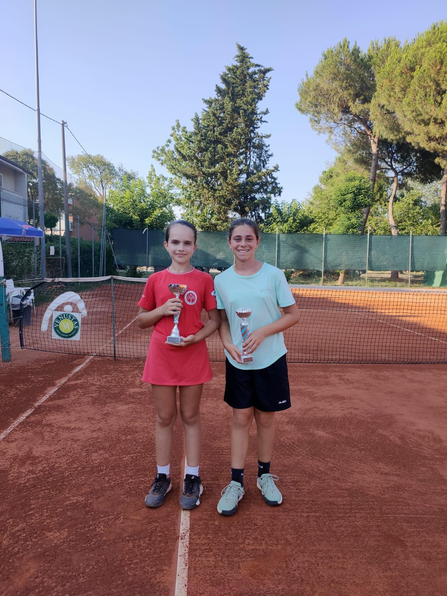Nel trofeo giovanile del Gelso al Ct Venustas successi nell’Under 12 di Alessia Sofia Badea e Tommaso Cavassi