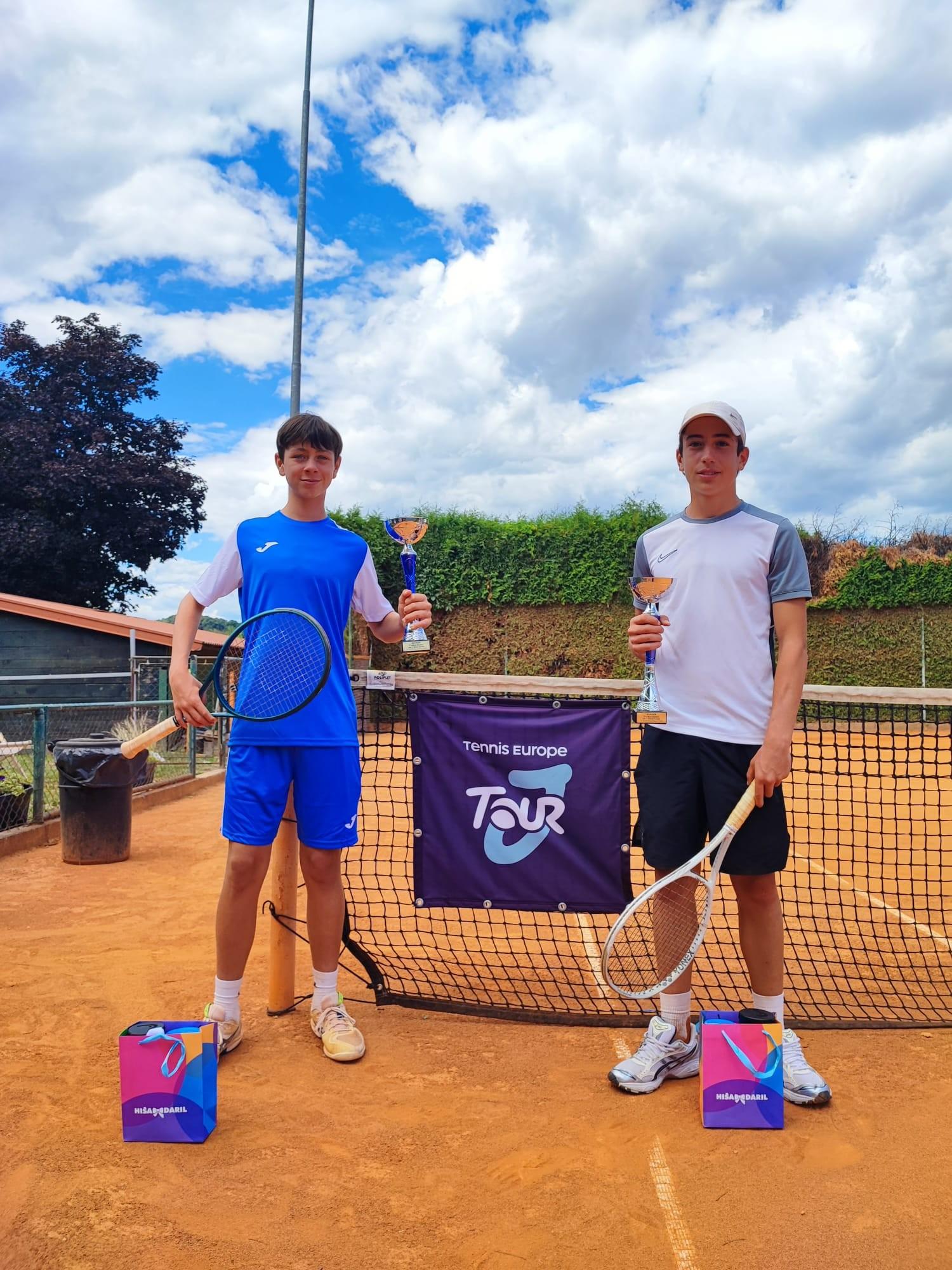 Nicolò Maldini brilla in Slovenia nel Tennis Europe Under 14 di Ptuj: per il ravennate ottavi in singolare e vittoria in doppio