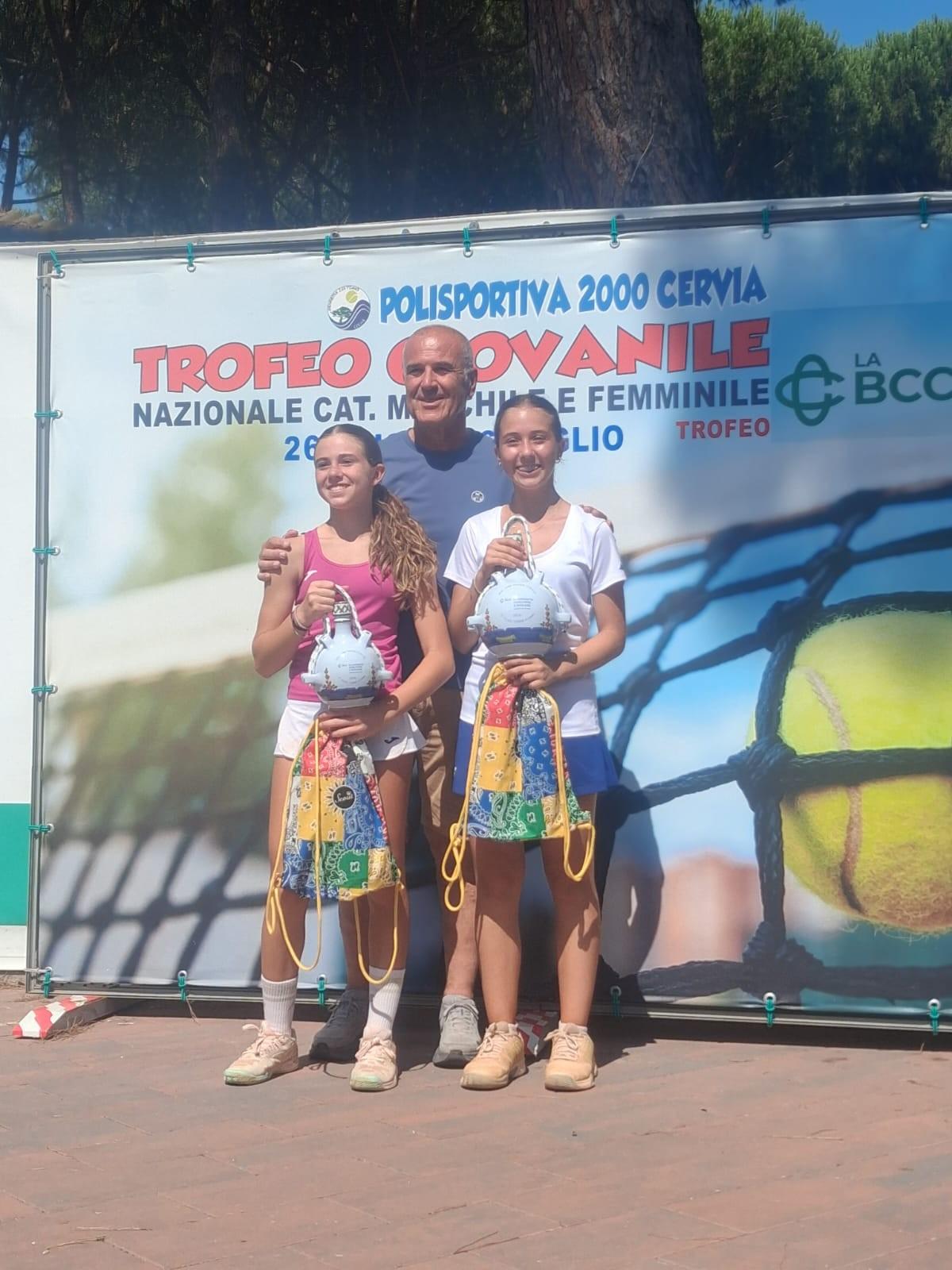 Emilia Romagna Junior Tour trofeo “La Bcc” alla Pol.2000 Cervia: vincono Pietro Allegra nell’Under 12 e Caterina Cova nell’Under 14