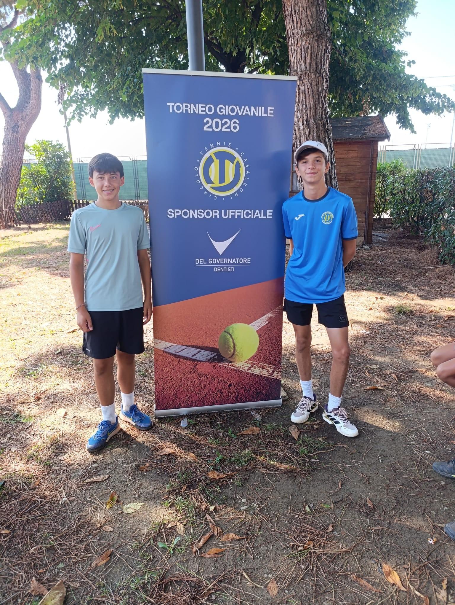 Entra nel vivo il Trofeo del Governatore giovanile al Ct Casalboni: semifinali per Morozzi, Magnoni e Pinto nell’Under 12, nell’Under 14 brillano Podestà, Macini, Chietera e Saccani