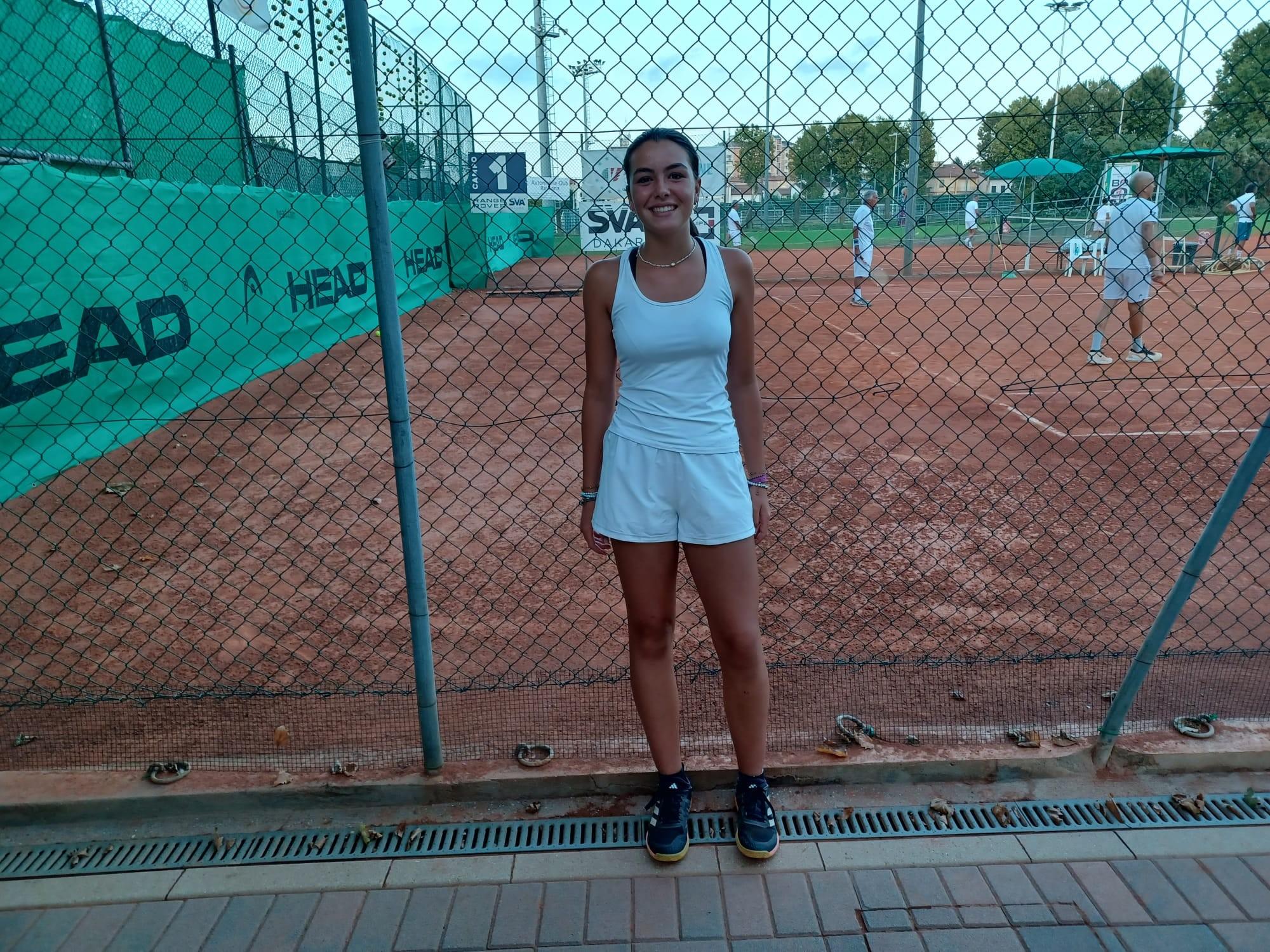 Nel torneo Open femminile del Tc Ippodromo si qualifica per il secondo tabellone Sofia Muccinelli