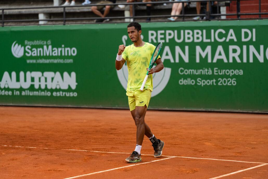 San Marino Open; l'esultanza di Juan Pablo Varillas