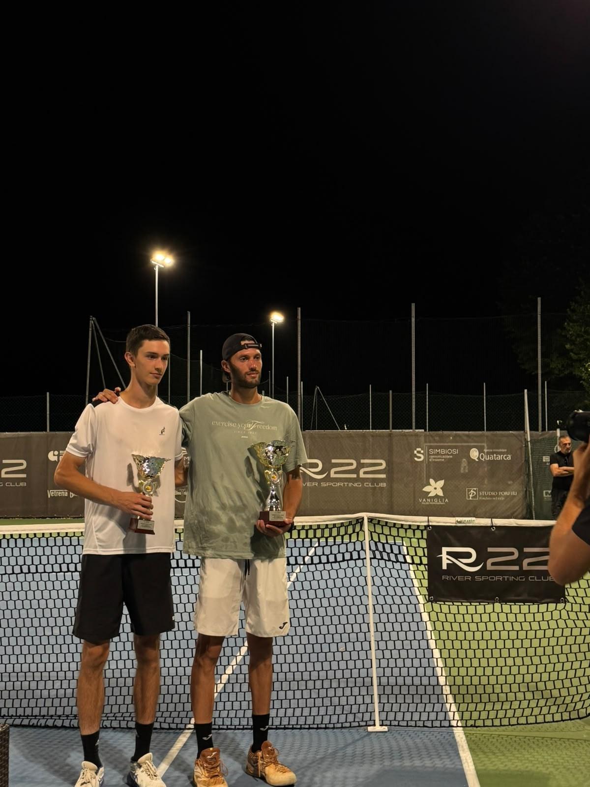 Per Alberto Morolli il trionfo nel torneo Open del River 22 Sporting Club ha il sapore di “Vaniglia”