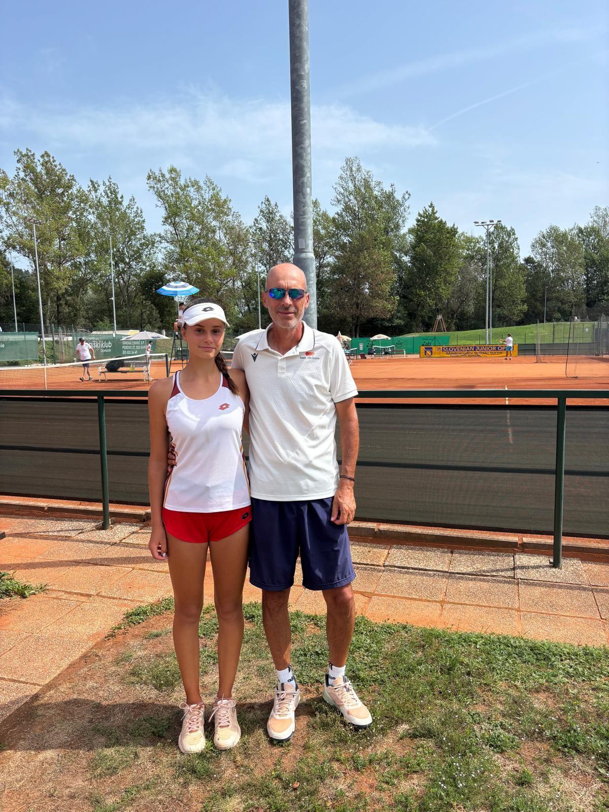 Sofia Cadar conquista la finale nel torneo Itf Junior di Domzale
