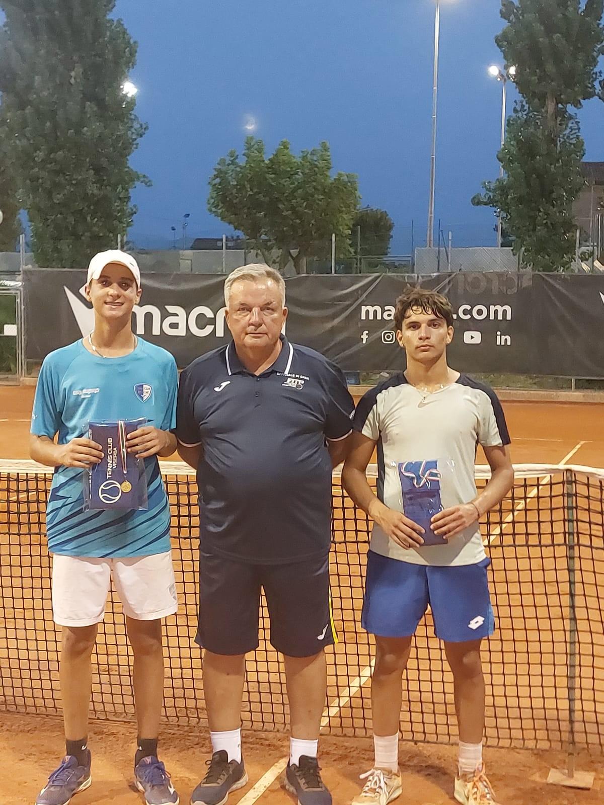 Enea Vinetti e Manuel Mazza in semifinale nel Memorial “Cristian Cavioli” al Tc Viserba, Alessandro Casanova vince il tabellone di 3°