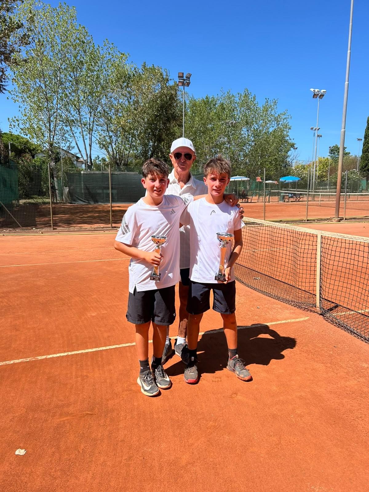 Gianmaria Dellarosa e Matilda Mattioli vincono il torneo Under 12 del Ct Cerri