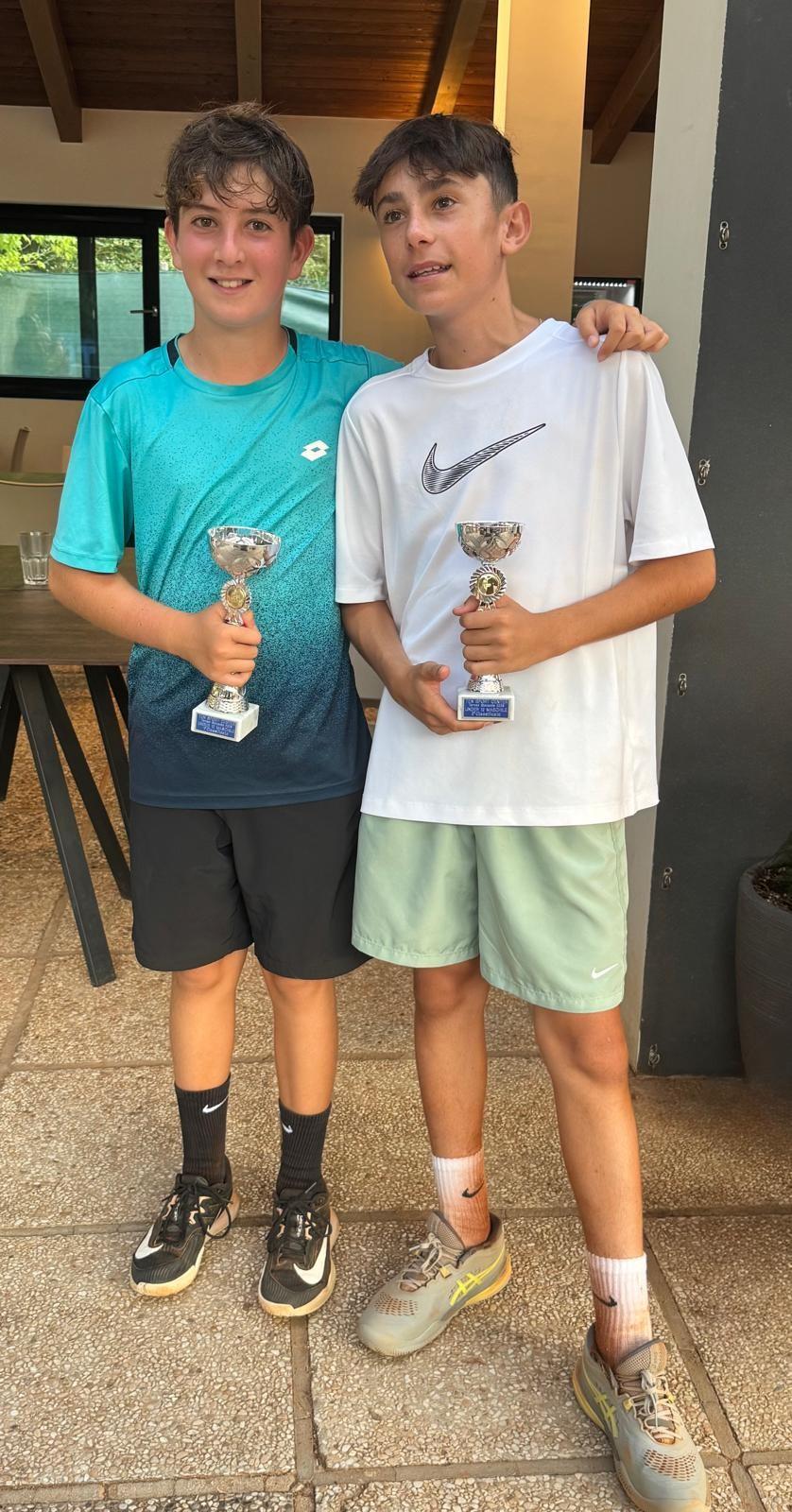 Tommaso Cavassi batte in finale Noah Prati e si aggiudica il torneo Under 12 del Ten Sport Center