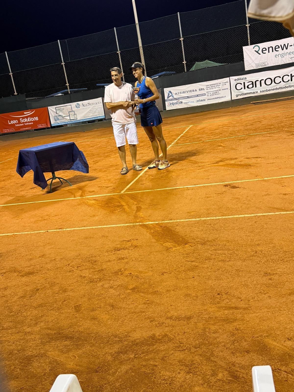 Marta Lombardini inarrestabile, travolge in finale Carolina Gasparini e si aggiudica il torneo di prequalificazione Bnl di Grottammare