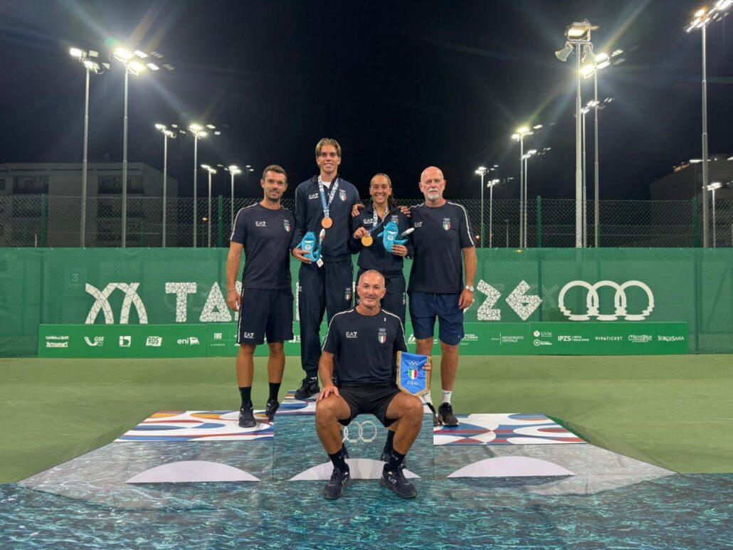 Due ori, un argento ed un bronzo: è un super bilancio per Alberto Casadei come capitano della squadra azzurra ai Giochi del Mediterraneo