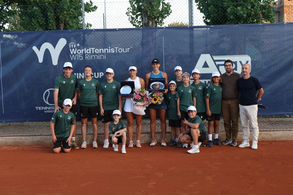 Marta Lombardini da favola: sua la “Rimini Cup” sui campi di casa del Tennis Club Viserba